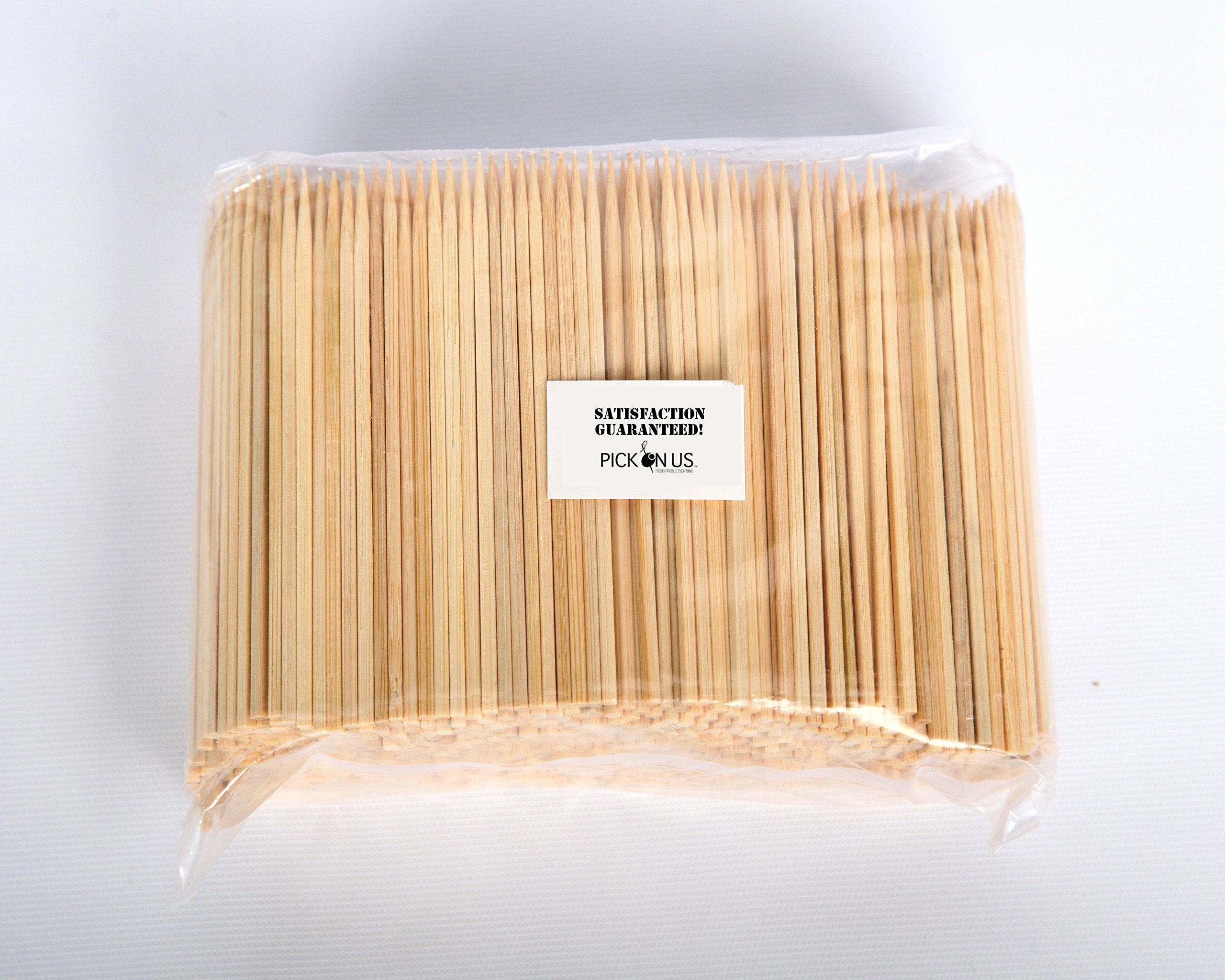4 3/4 Inch Bamboo Square Skewer - 1,000ct; Satisfaction Guaranteed/Eco Friendly