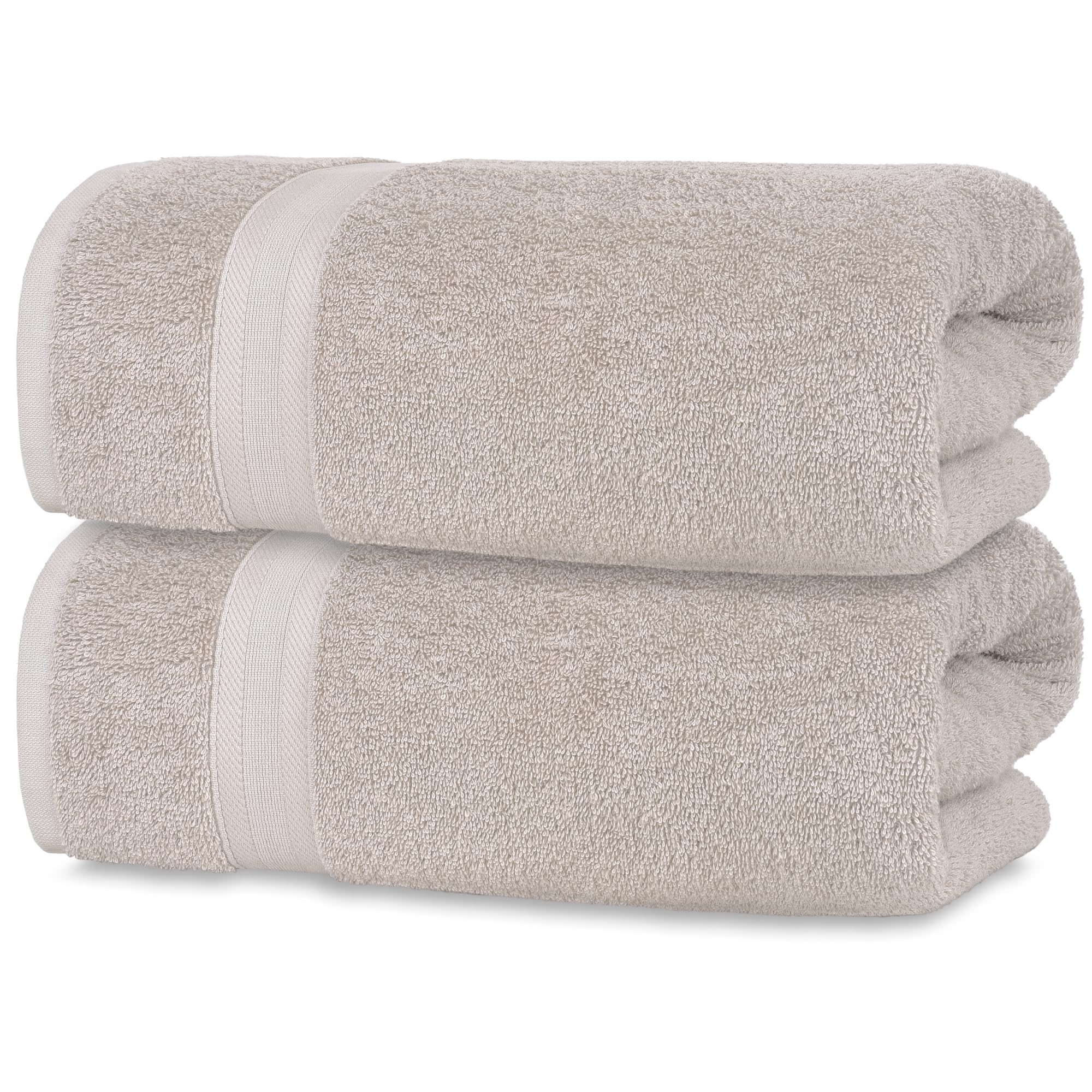 Quick-Dry, Soft & High Absorbent Bath Towels 35''X70'' Cotton Turkish Bath Towel Set Of 2 | Daily Use 100% Cotton Towels For Bat