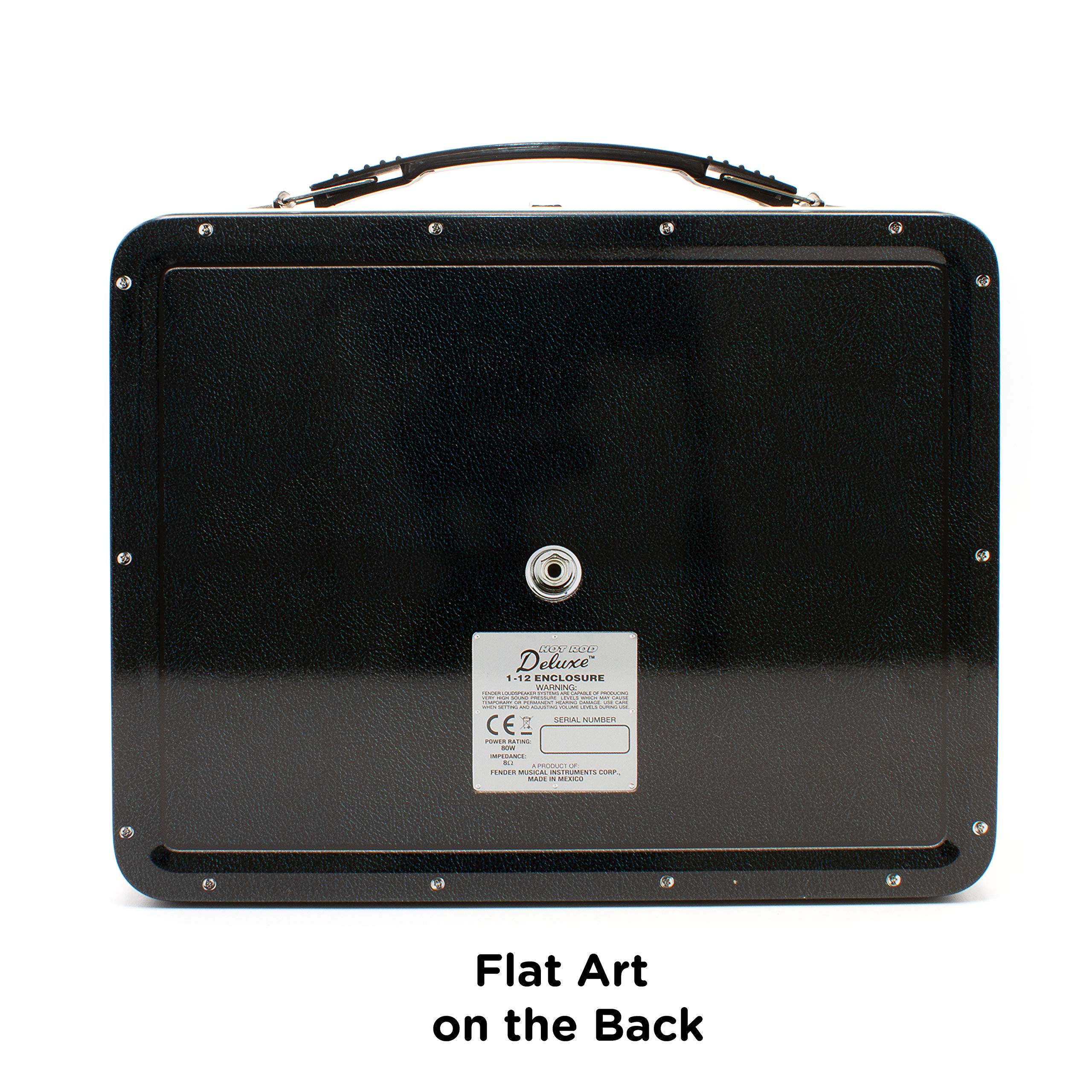 Aquarius Fender Amp Large Fun Box - Sturdy Tin Storage Box With Plastic Handle & Embossed Front Cover - Officially Licensed Fend