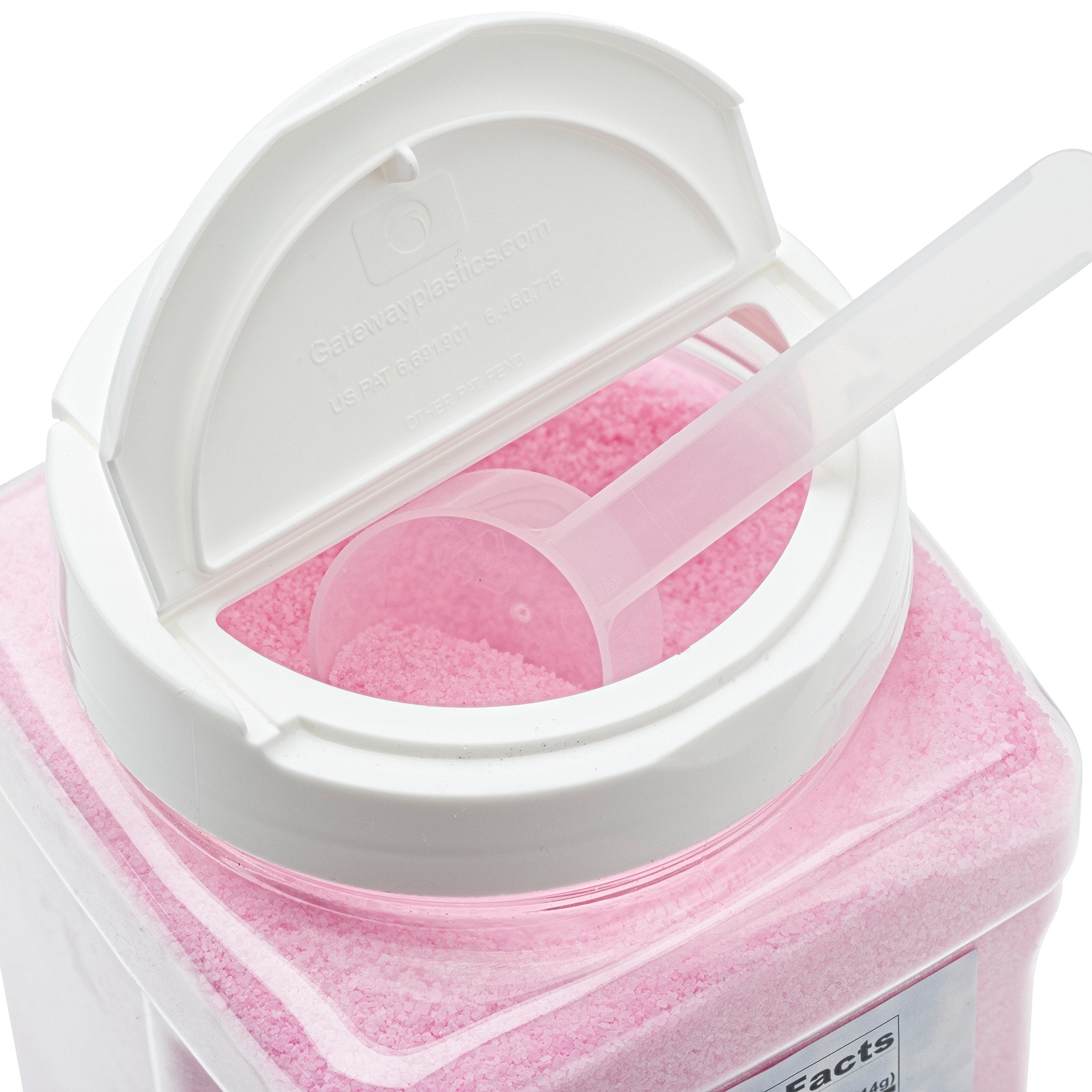 The Candery Cotton Candy Floss Sugar (2-Pack) Includes | Raspberry Blue And Strawberry | Plastic, Reusable Jars | Easy Pour Spou