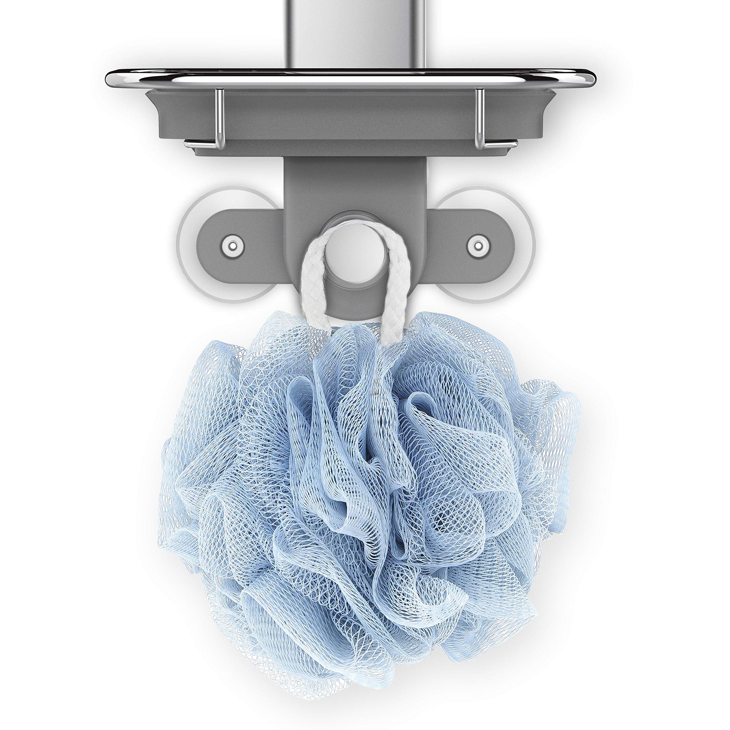 Simplehuman Over-Door Shower Caddy, Stainless Steel And Anodized Aluminum