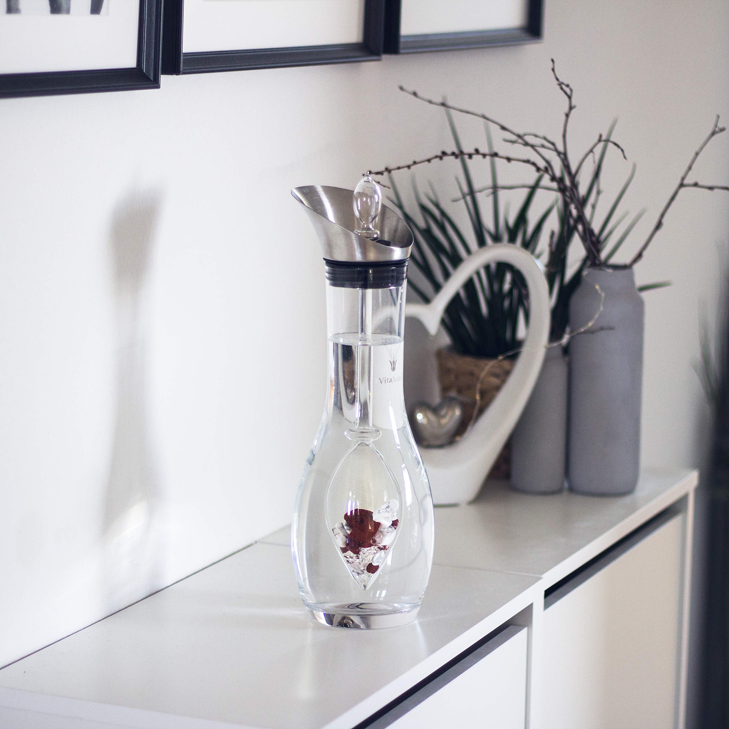 Vitajuwel Era Crystal Water Decanter (For Vitajuwel Gemstone Vials)