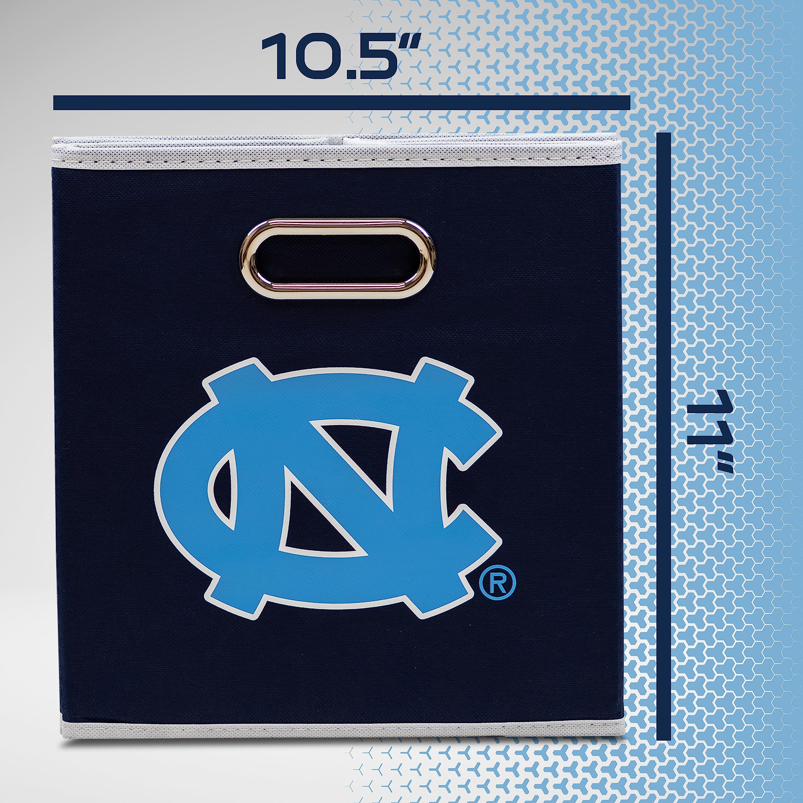 Franklin Sports Unisex Franklin Sports Ncaa Unc Tarheels Deluxe Storage Bin, Team Specific, One Size Us