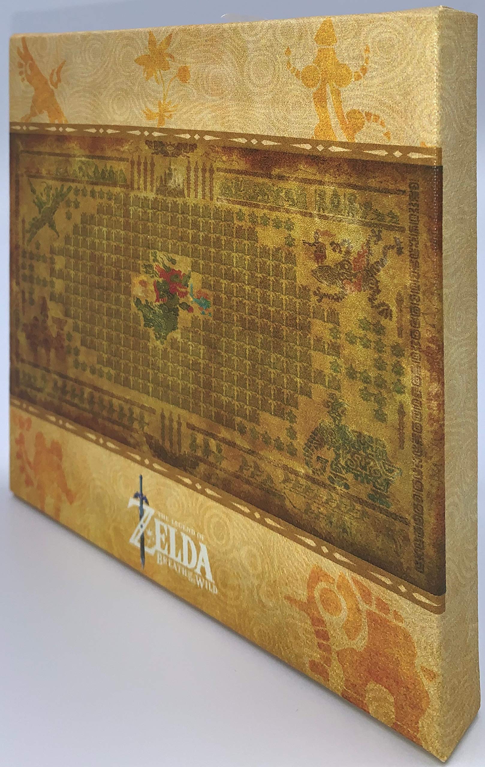 Prolific Art Galleries The Legend Of Zelda Breath Of The Wild Hyrule Map Canvas Print Poster Wall Art Decor - 6X6 Inch - Ganon A