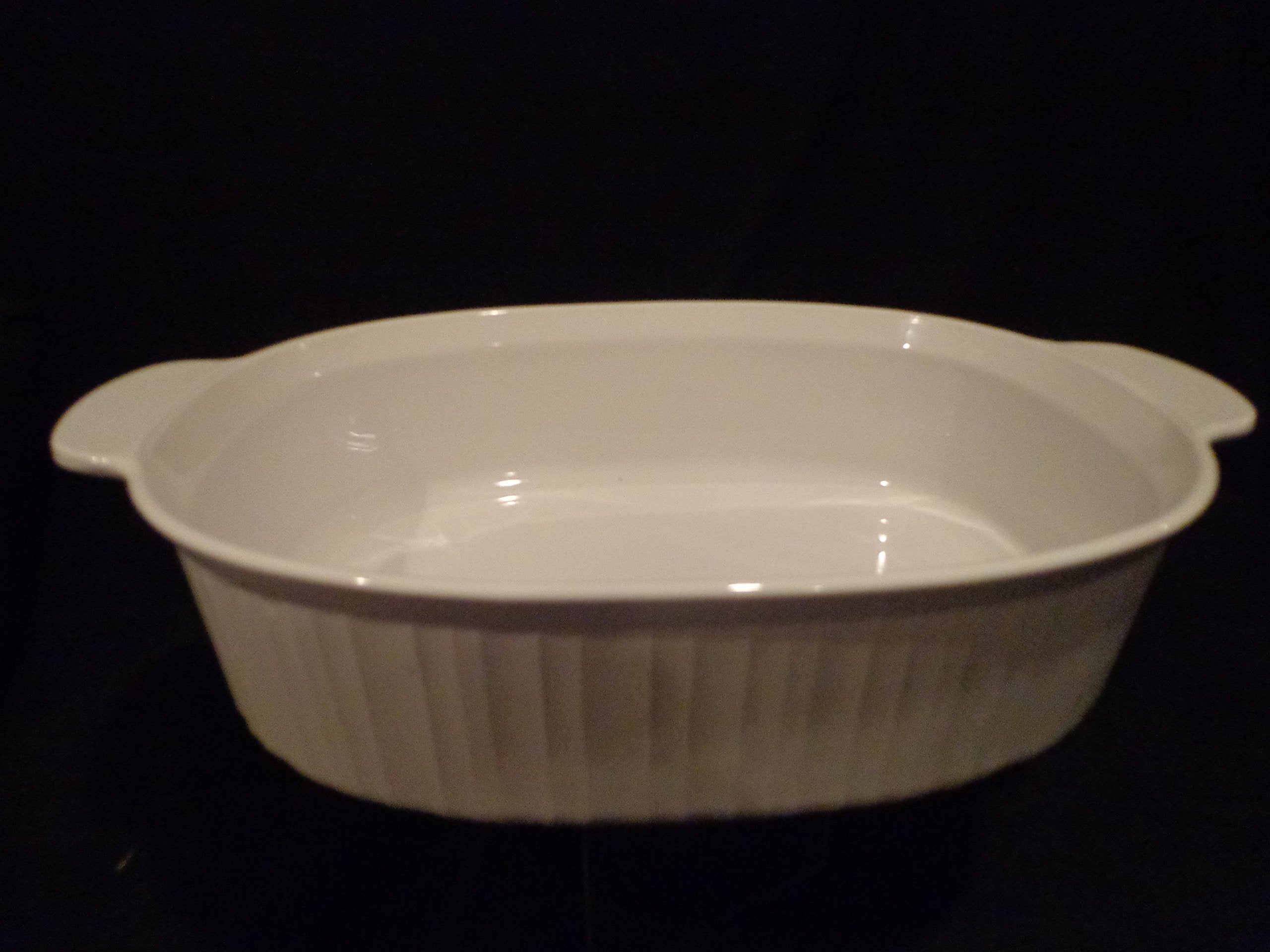 Corningware 4 Liter French White Oval Casserole F14B