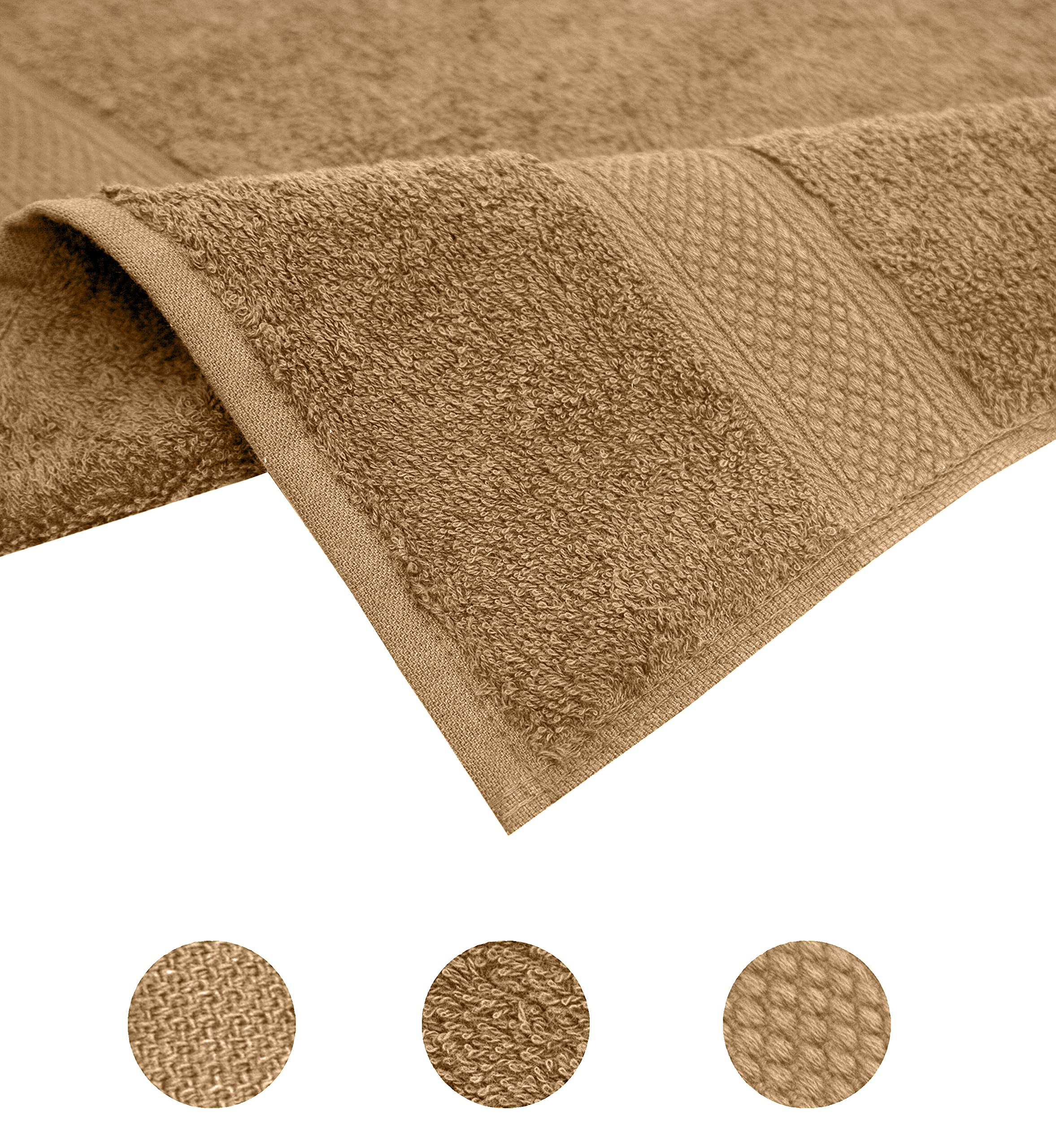 Pleasant Home Bath Towels Set Of 6 (24    X 50   ) 100% Cotton, 515 Gsm | Lightweight, Soft & Absorbent Luxury Towels For Bathro
