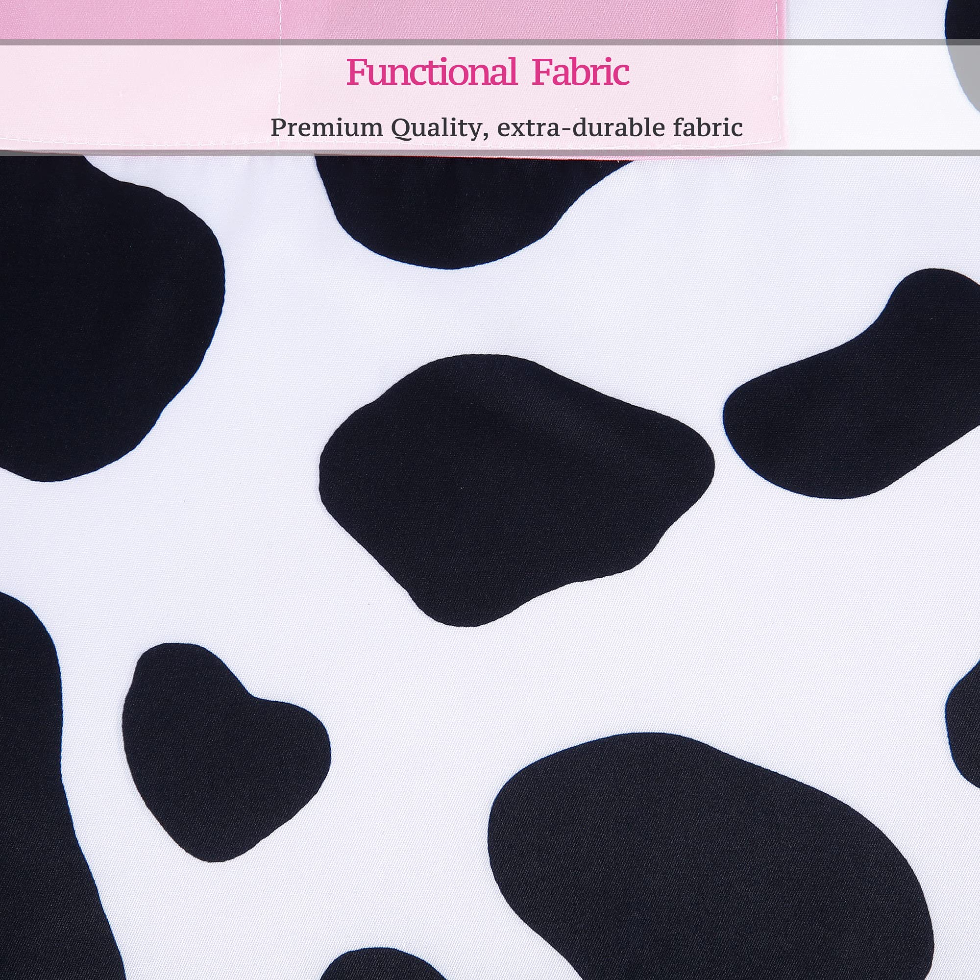 Rosielily Cute Apron Cow Apron For Women Kitchen Apron With Pockets For Cooking Baking Gardening Grilling Bbq Cow Gift For Women