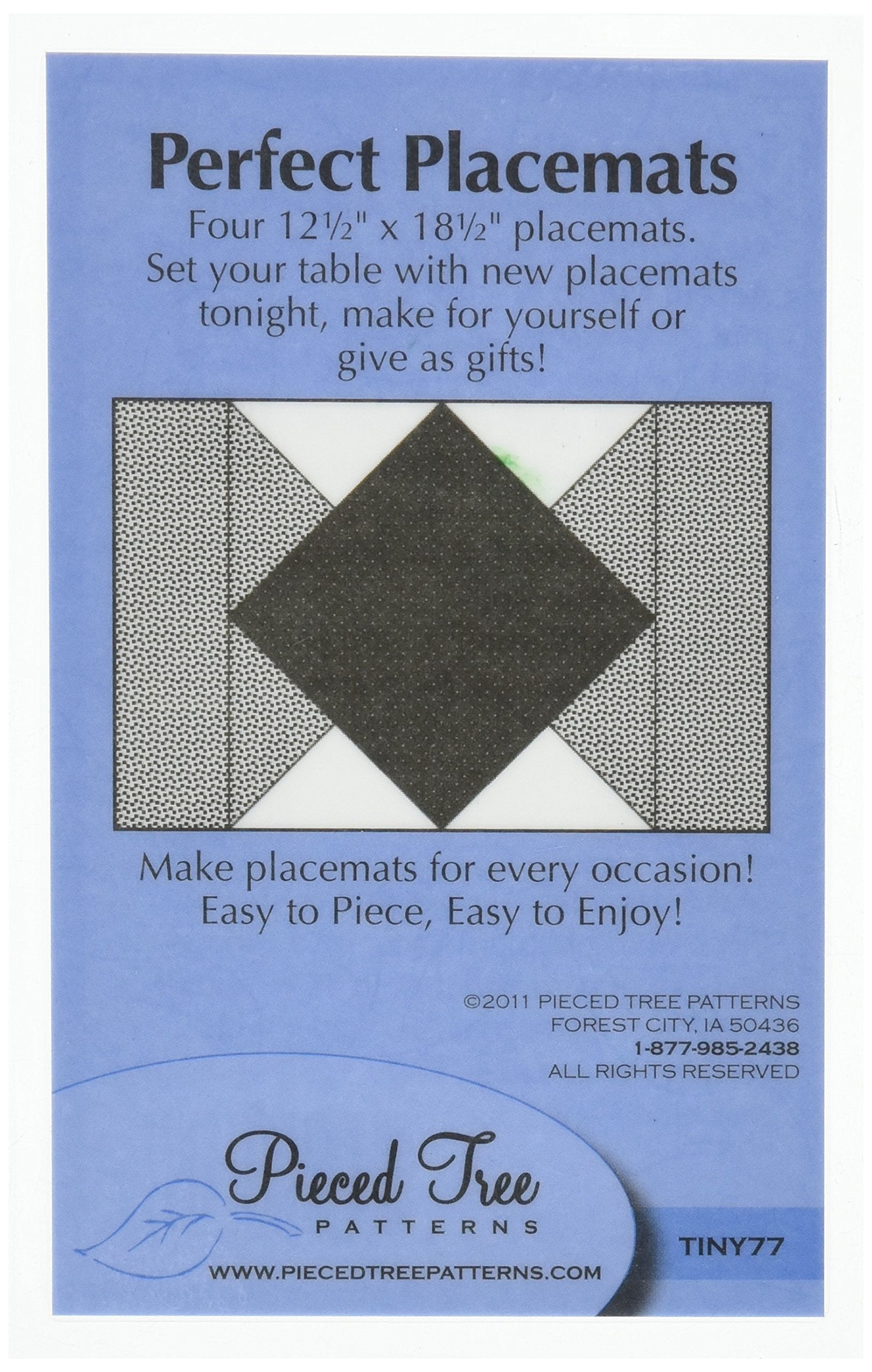 Pieced Tree Patterns Pieced Tree Tiny Perfect Placemats Pattern