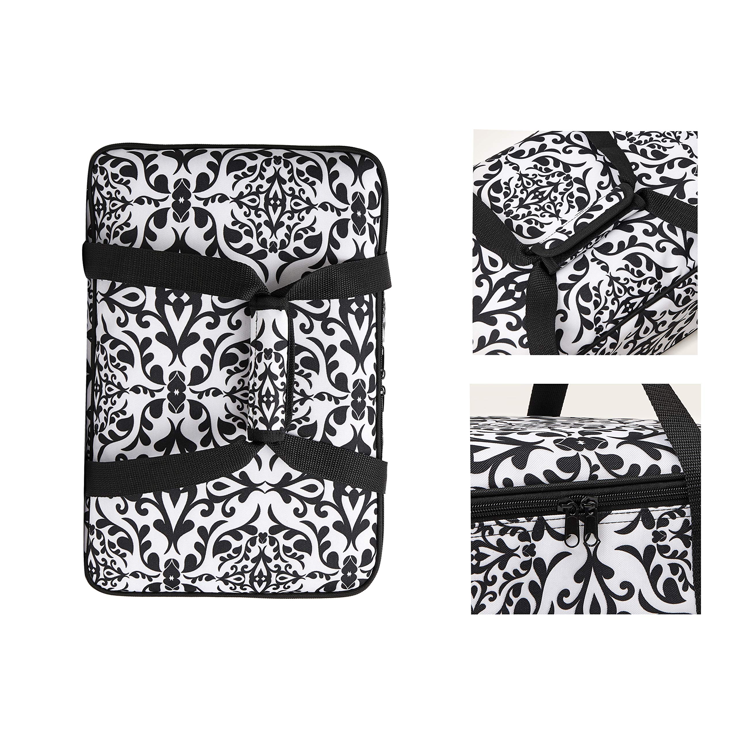 Fatolxx Insulated Casserole Dish Carrier Bag - Food Carriers For Hot Or Cold Travel Potluck Parties,Picnic,Cookouts,Beach(Black