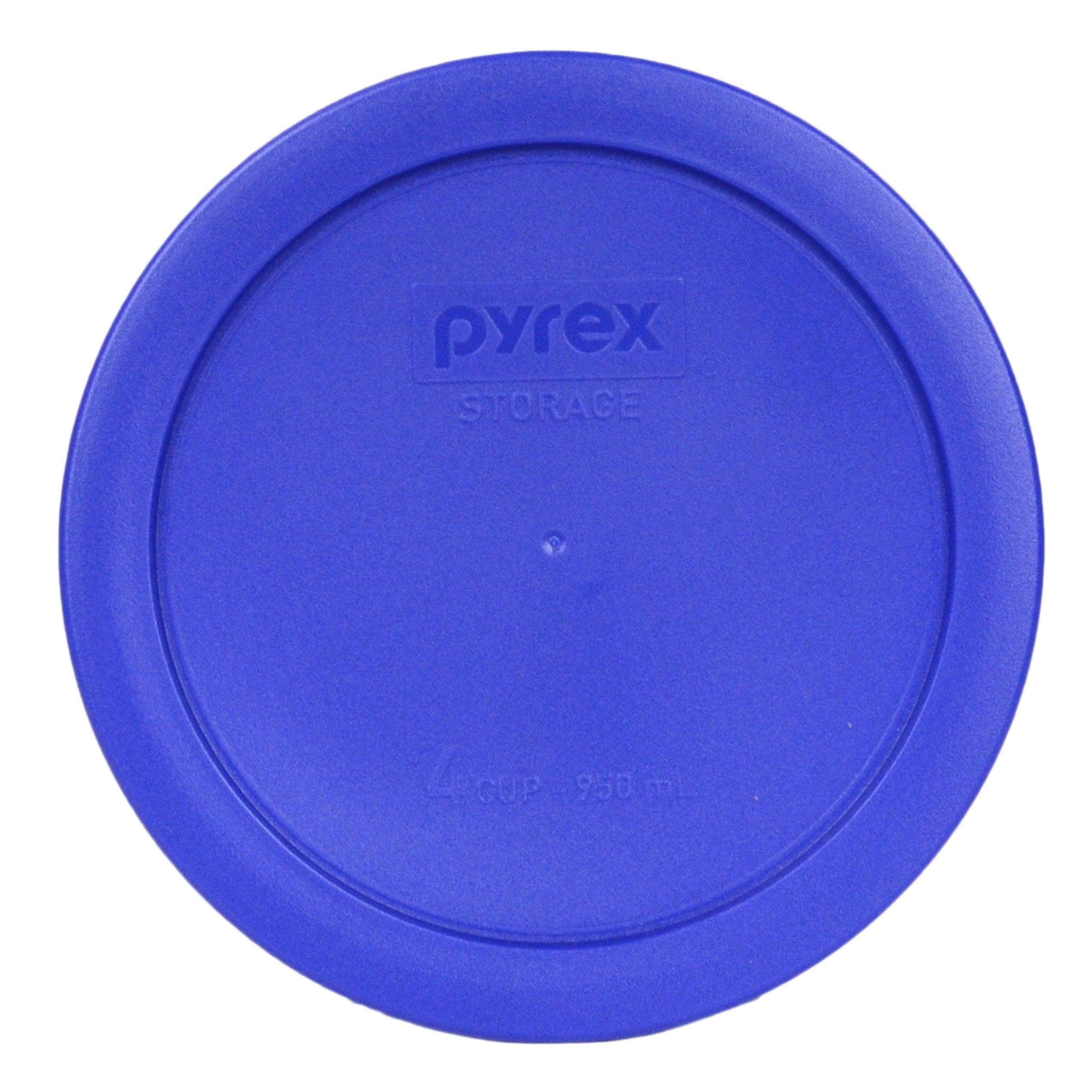 Pyrex 7201-Pc Round 4 Cup Storage Lid For Glass Bowls (1, Light Blue)