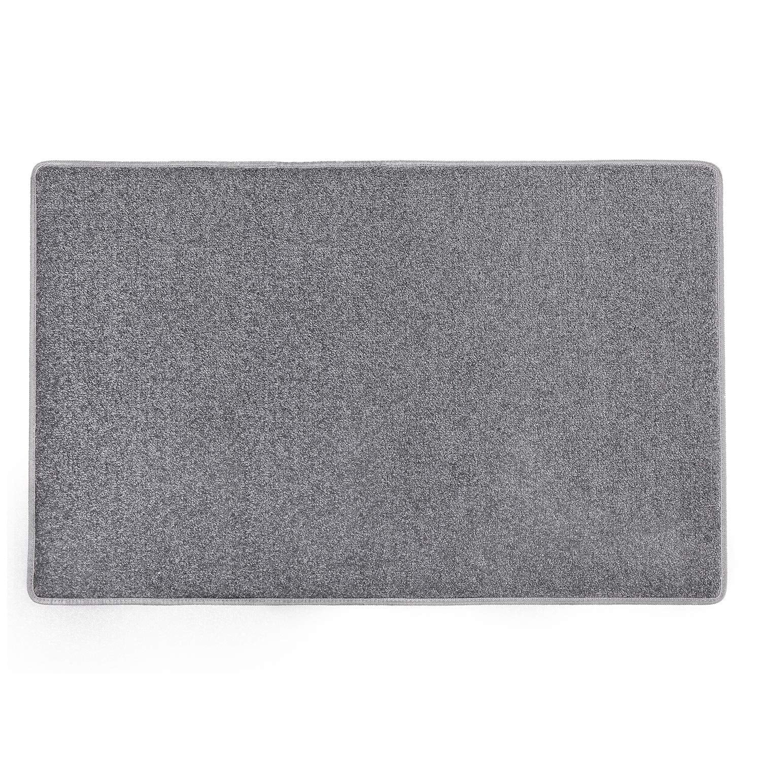 PURE ERA Carpet Stair Tread Landing Mat Tape Free Self Adhesive Non Slip Skid Resistant Indoor Doormat Area Rug Floor Mat for Ki