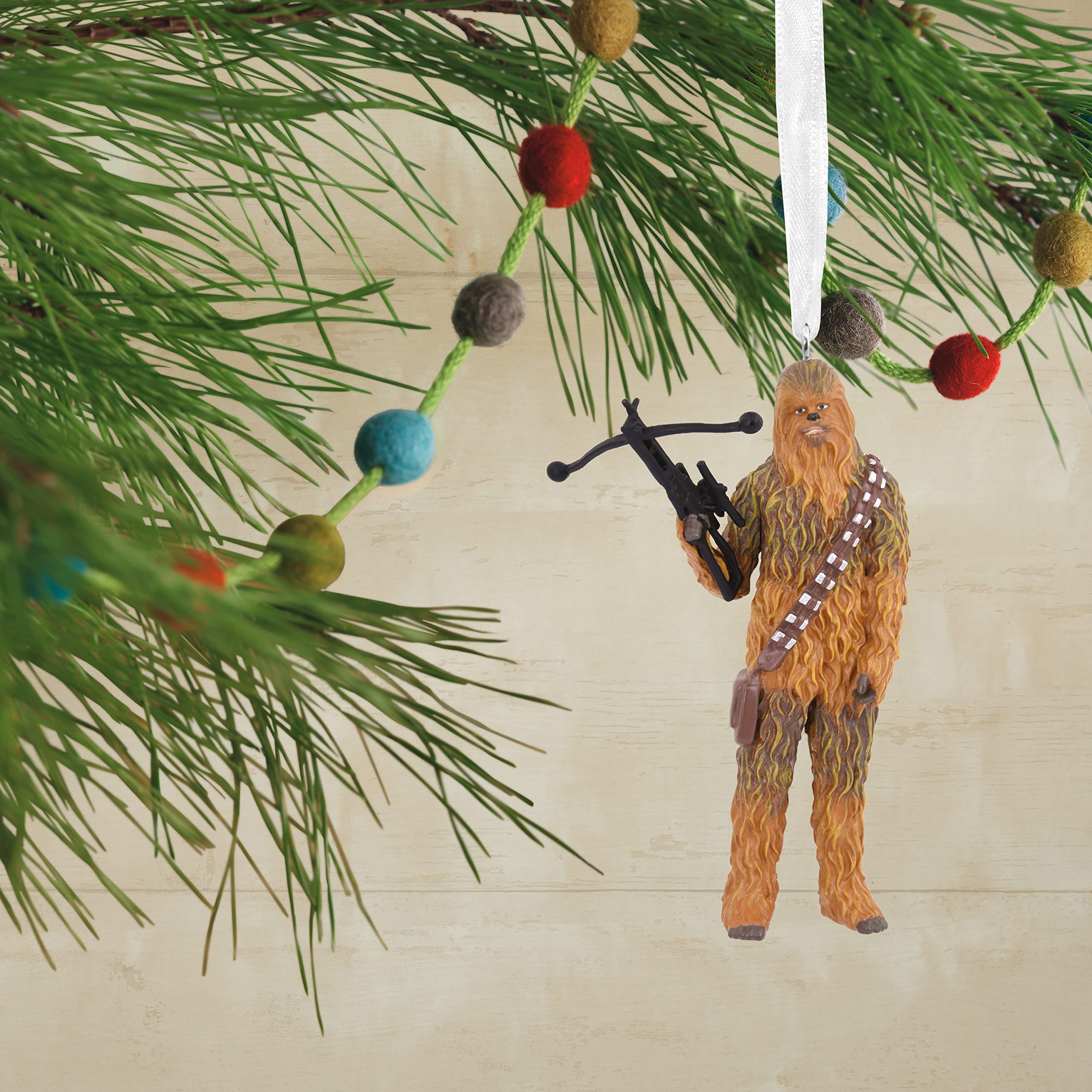 Hallmark Star Wars Chewbacca with Bowcaster Christmas Ornament, May The 4th