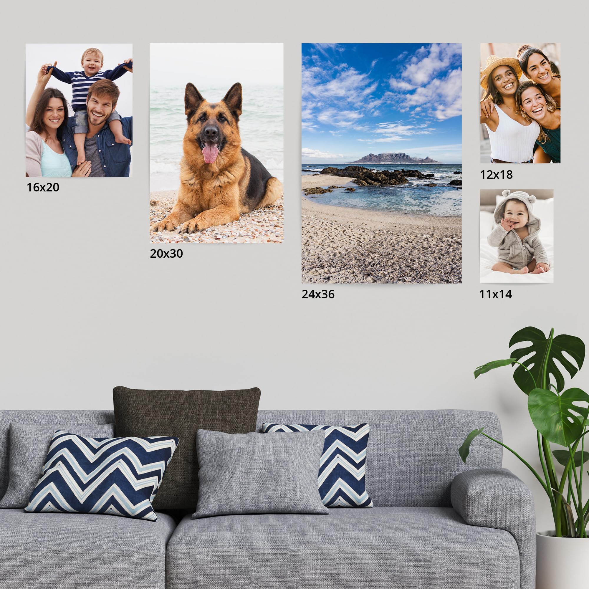 Customizable Poster | Personalized Photo To Poster Printing, Wall Art Prints (12X18)