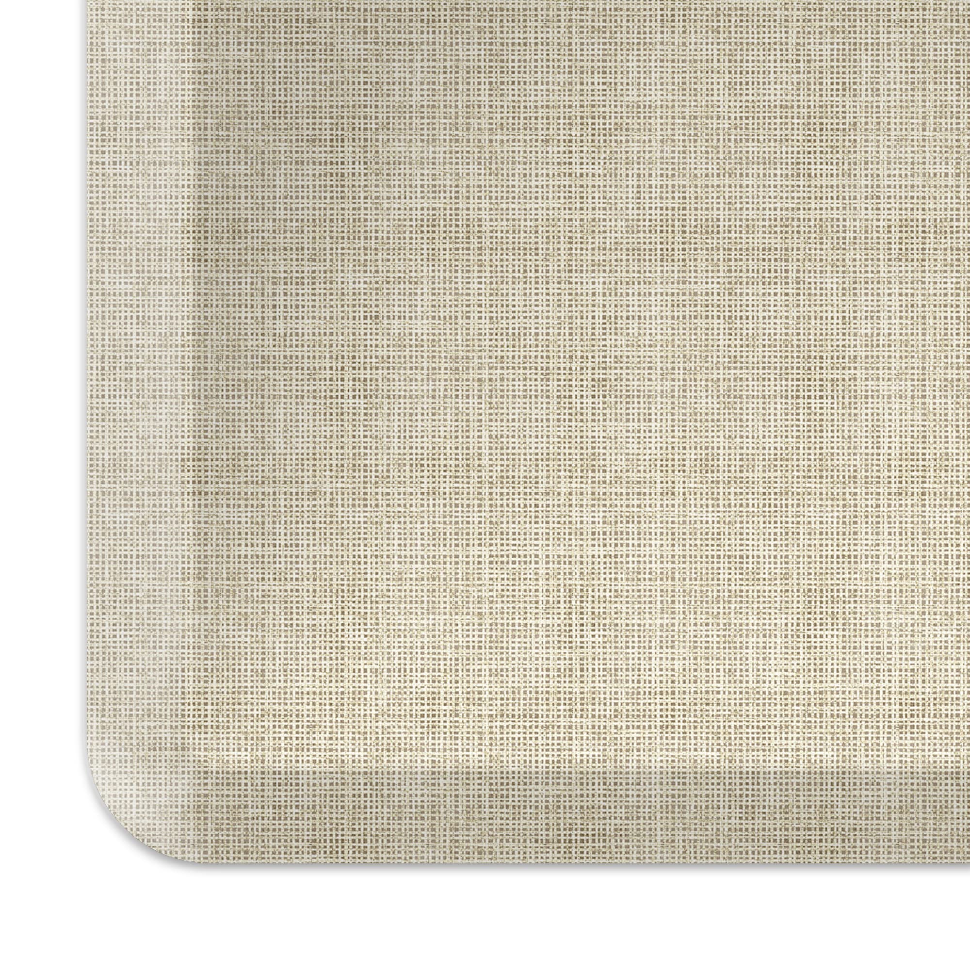Gelpro Decorative Foam Floor Mat, 30 X 108, Tweed Antique White