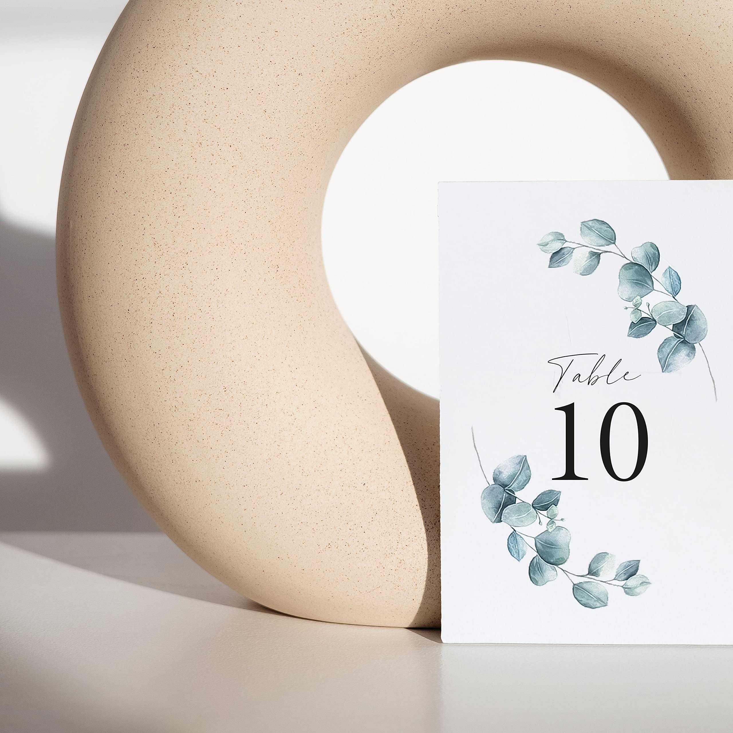 Table Numbers, Double-Sided Cards, 1-25 Plus Head Table Card, 4 X 6, Table Numbers For Wedding Reception, Anniversary, Baby Show