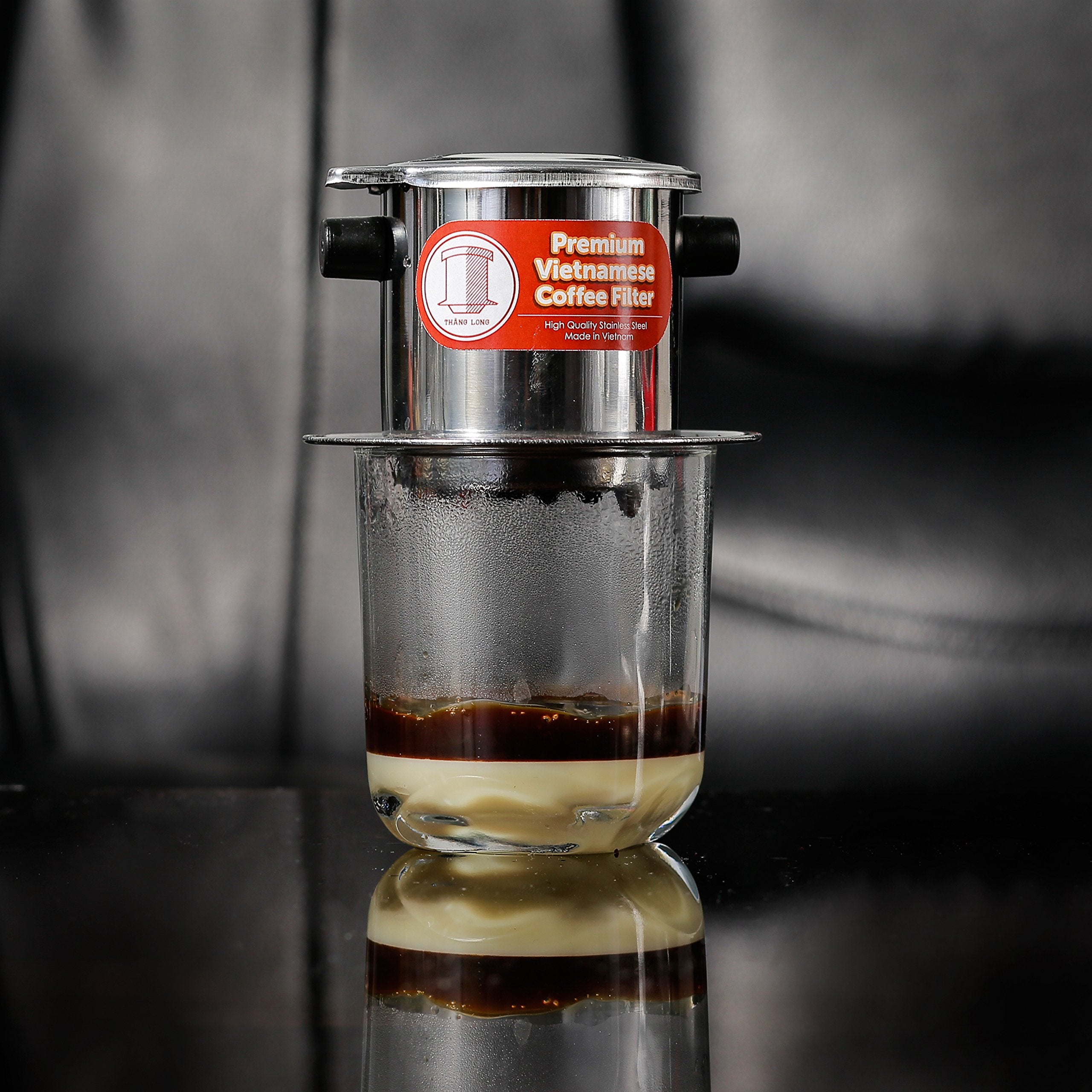 Set Of 3 Vietnamese Traditional Coffee Phin Filter, Hot Or Iced 6 Ounce
