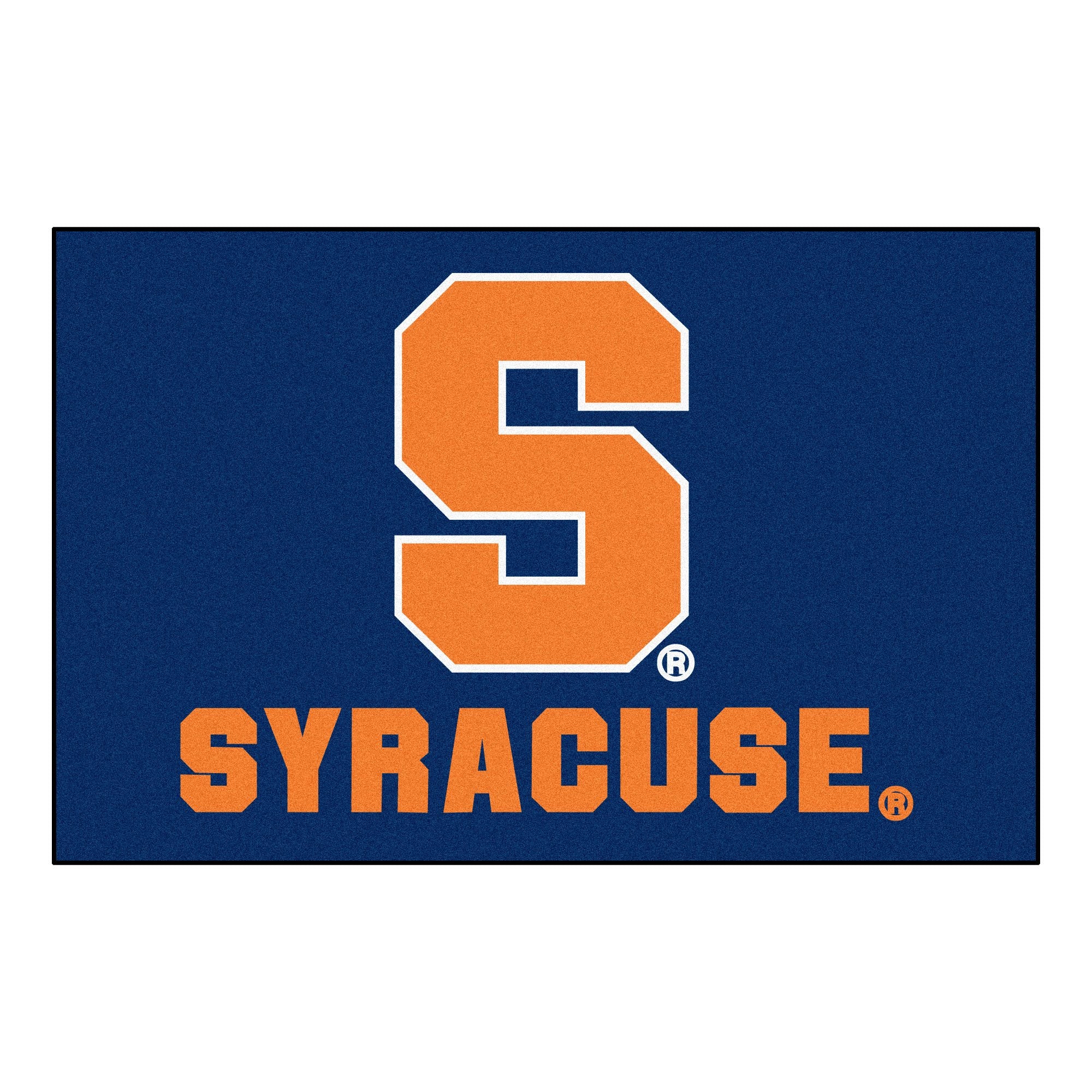 FANMATS Syracuse Sports Team Logo Starter Rug 19x30