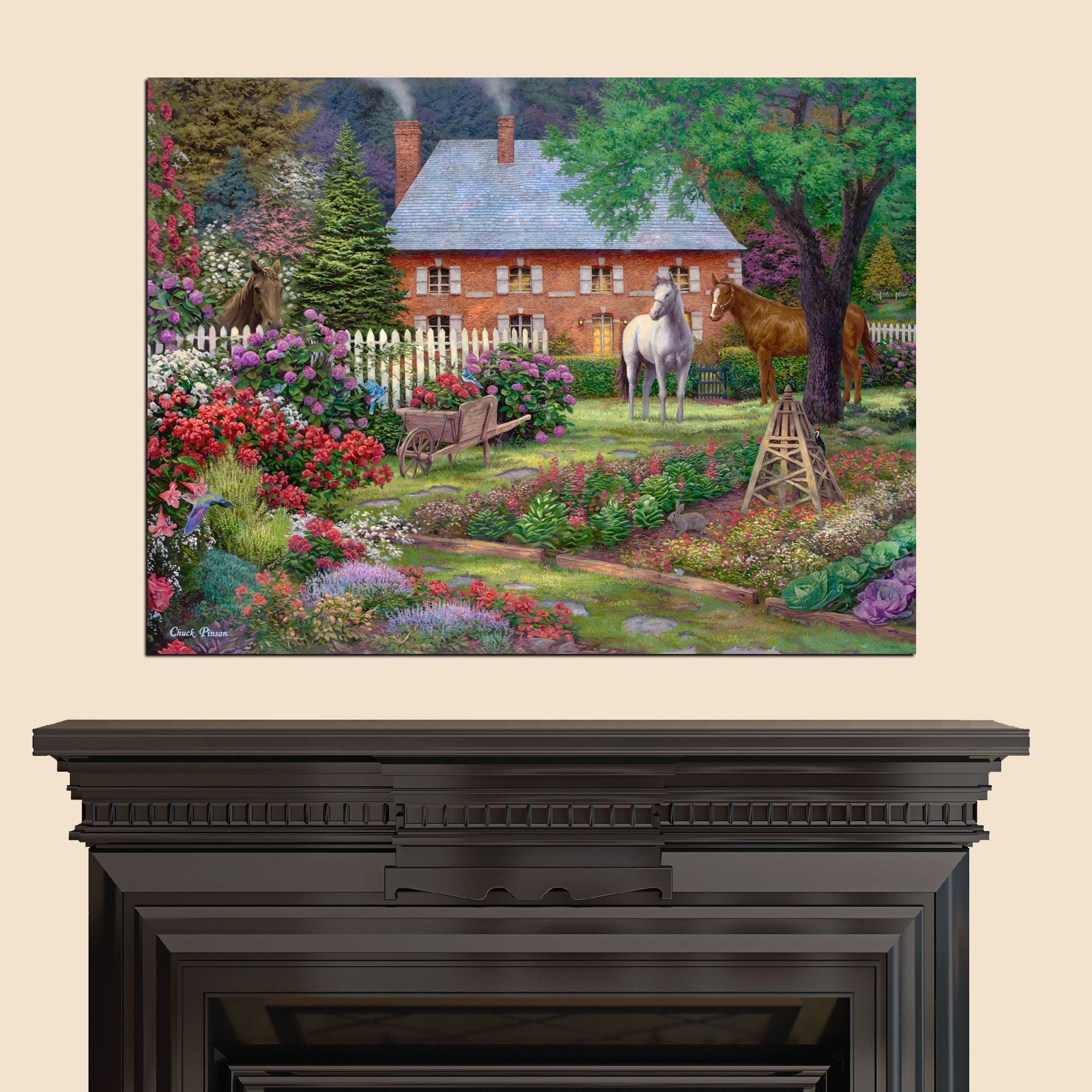 Cortesi Home 'The Sweet Garden' By Chuck Pinson, Canvas Wall Art, 12'' X 16''