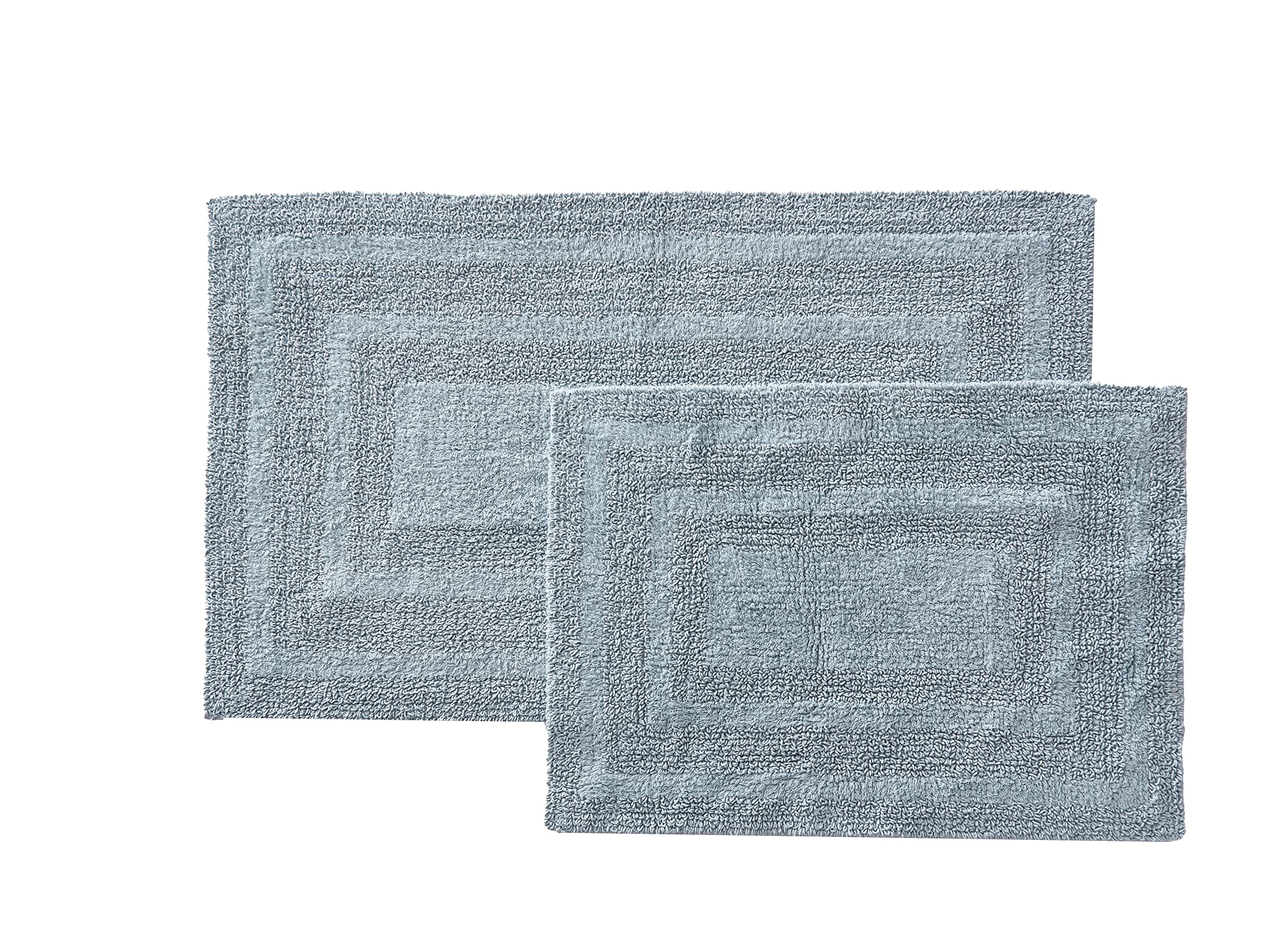 Eddie Bauer - Bathroom Rugs Set, Soft Tufted Cotton Bathroom Decor, Super Absorbent & Quick Dry (Logan Green, 2 Piece)