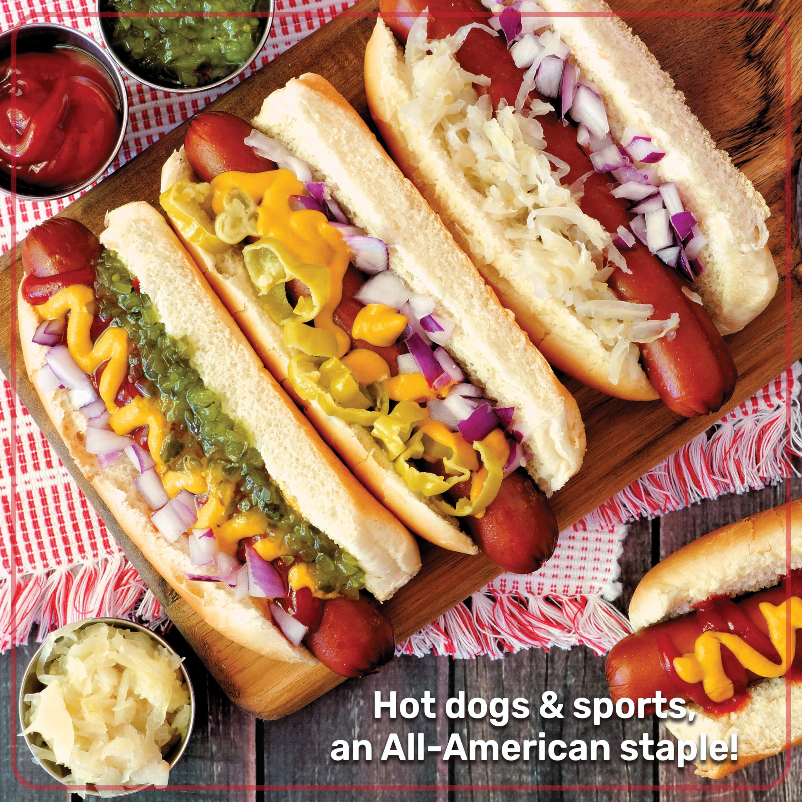 Nostalgia, Game Day Hot Dog Steamer And Bun Warmer, Fits 20 Dogs And 8 Buns, Steams Pot Stickers, Veggies, Potatoes, And Other A