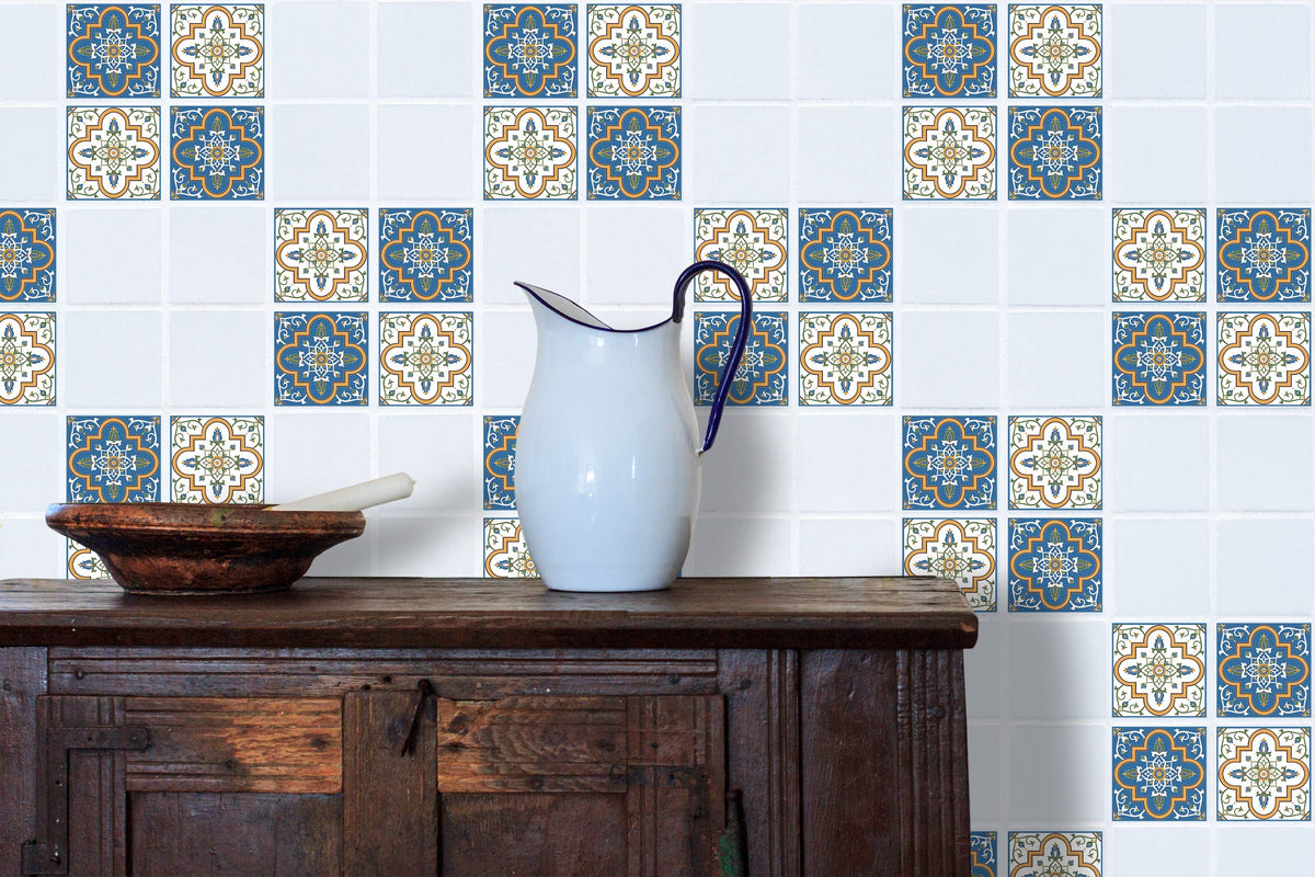 Peel & Stick Backsplash Tile Stickers Easy To Apply Easy To Remove Waterproof Can Be Stuck On Any Smooth Surface Unique Design,