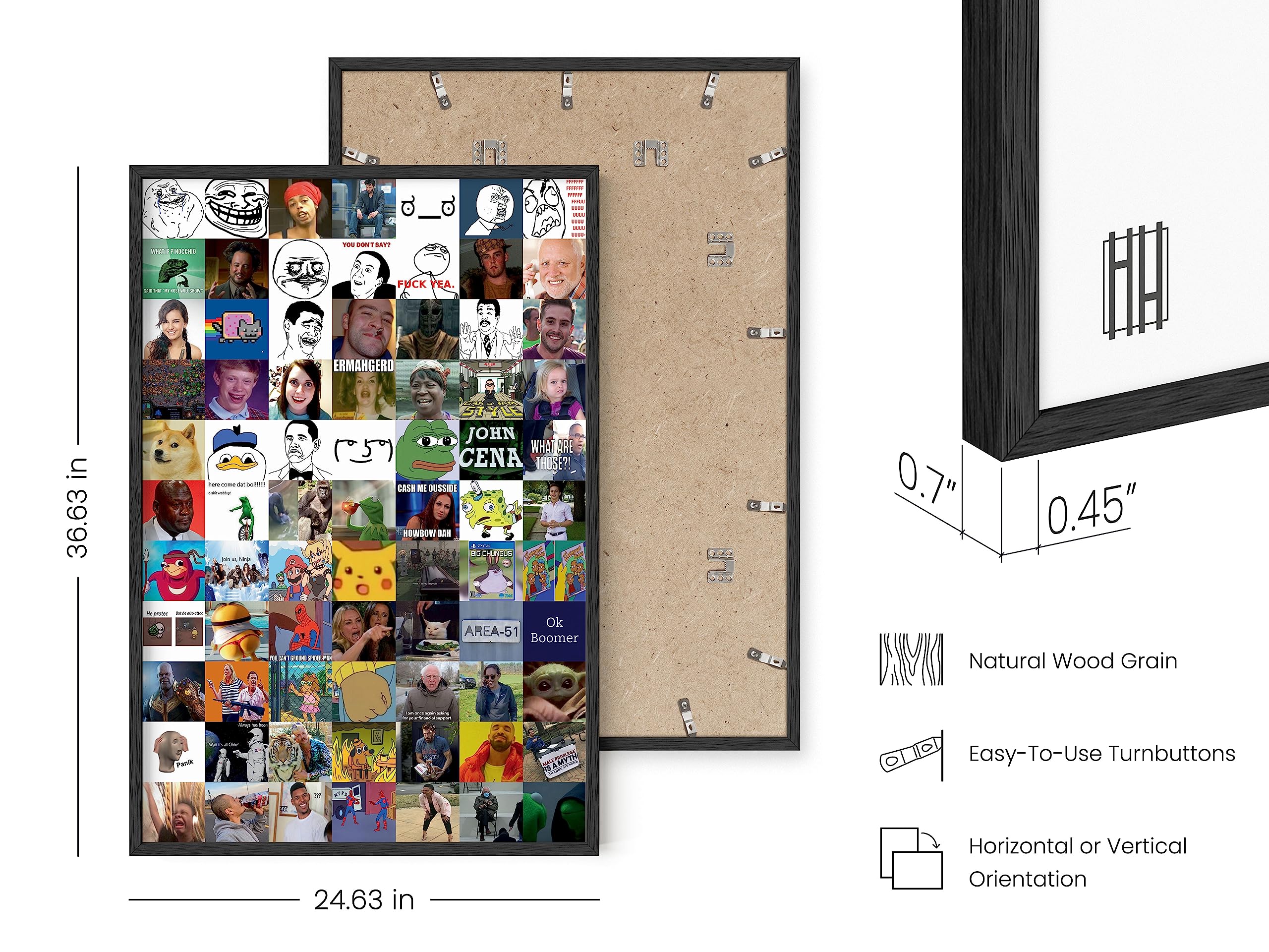 Haus And Hues Framed Wall Art Funny, Funny Wall Art, Dorm Wall Art Posters, Meme Wall Art, Meme Sign, Quirky Home Decor, Bathroo