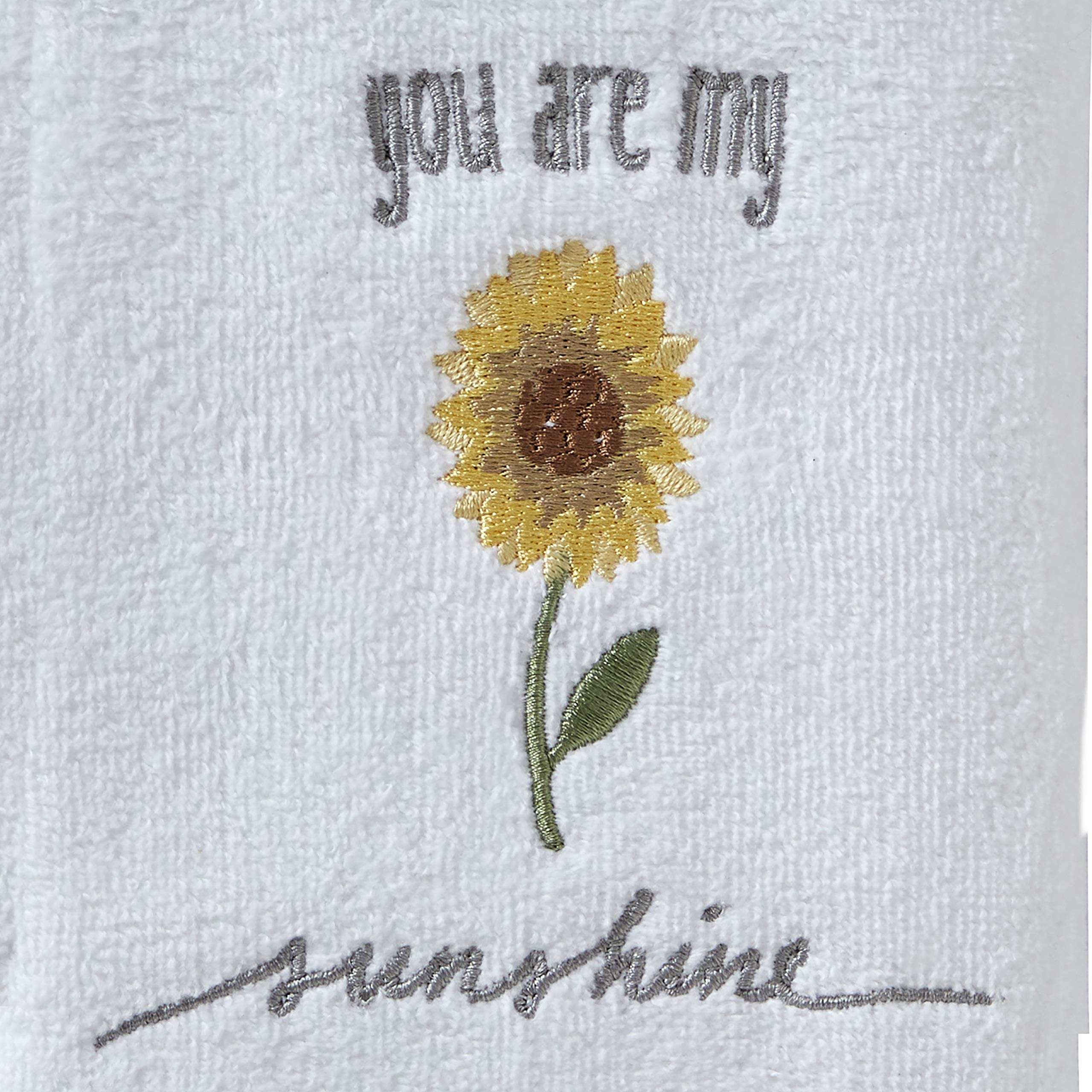 Skl Home By Saturday Knight Ltd. Sunshine Hand Towel (2-Pack), White