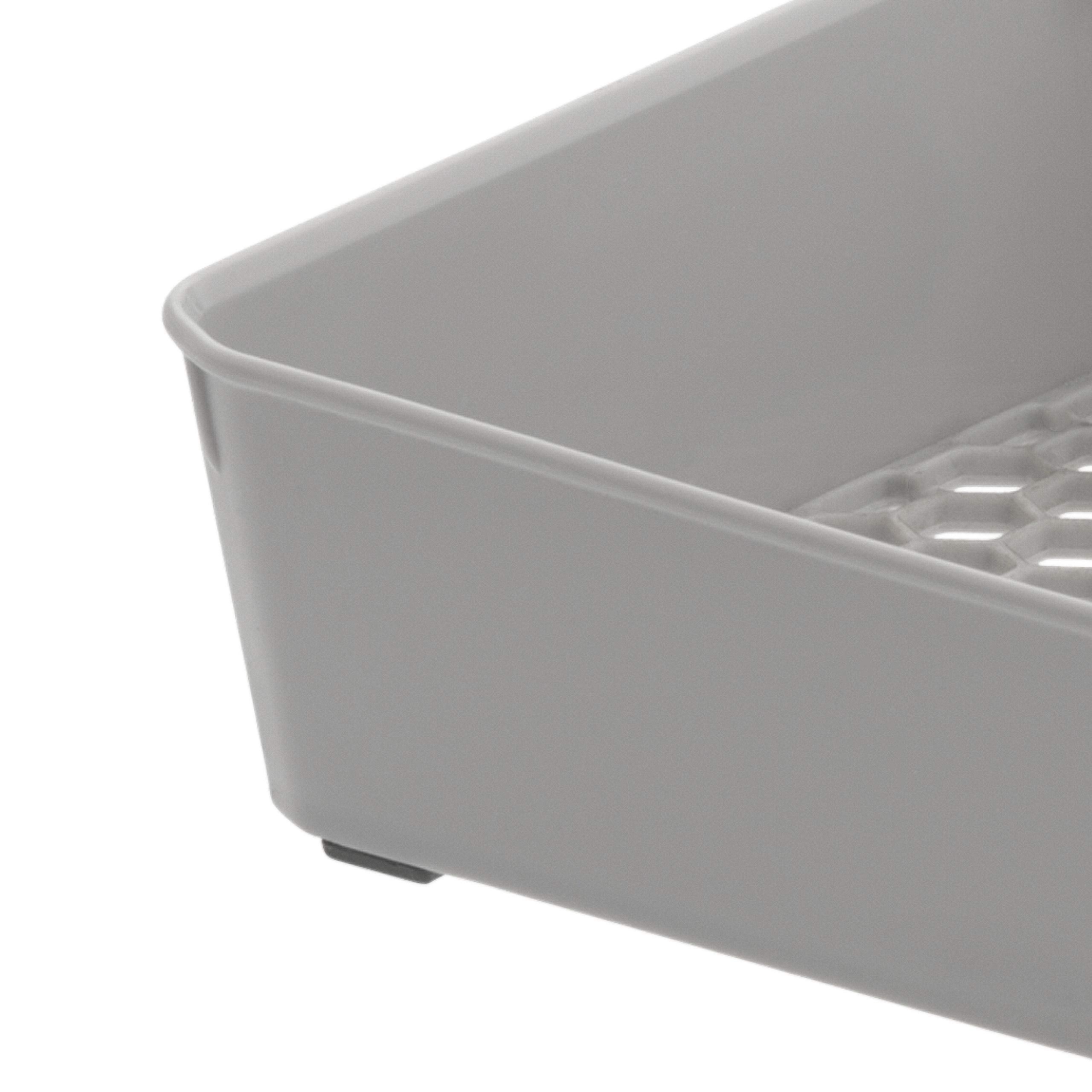 Spectrum Diversified Hexa Drawer Organizer Tray Modern Kitchen Cutlery, Utensil, Silverware Holder, Cabinet Storage, Set Of 3, S