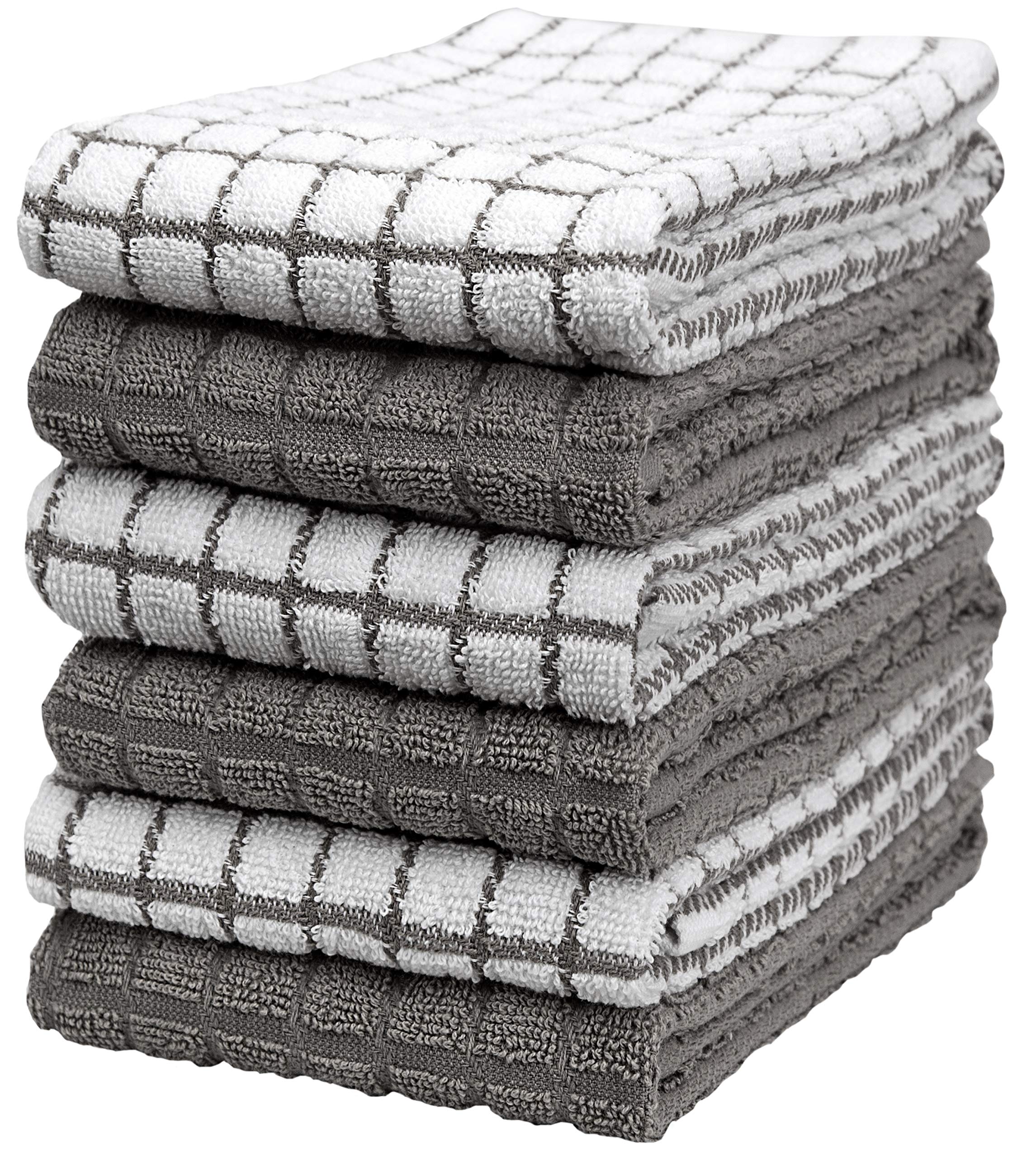 Kitchen Towels 16''X 28'' | Dish Towels | Kitchen Hand Towels | Large Dishcloths Set | Highly Absorbent Tea Towel, Soft With Han