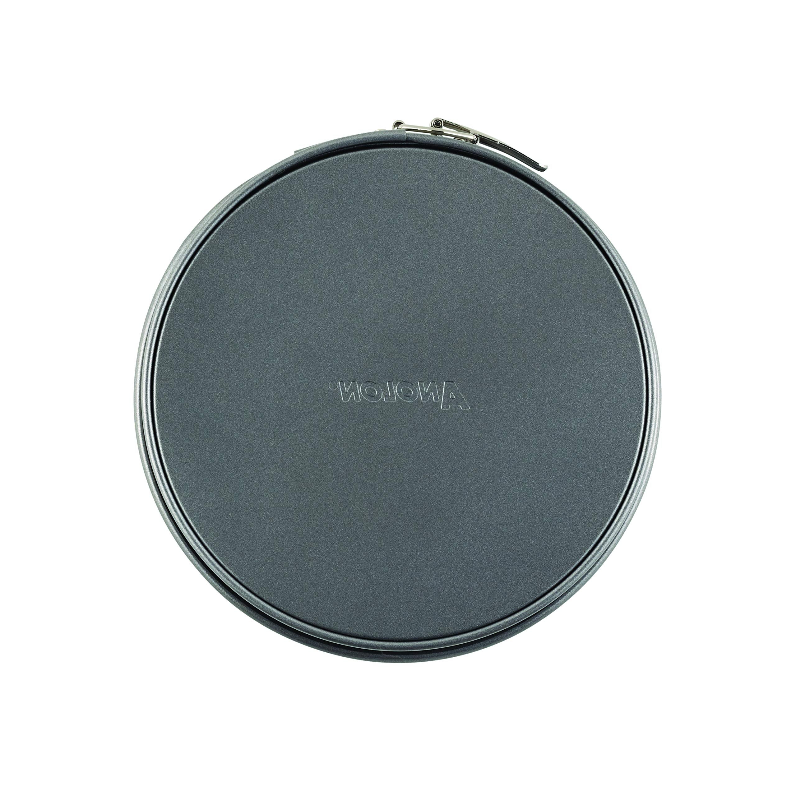Anolon Advanced Nonstick Springform Baking Pan / Nonstick Springform Cake Pan / Nonstick Cheesecake Pan, Round - 9 Inch, Gray