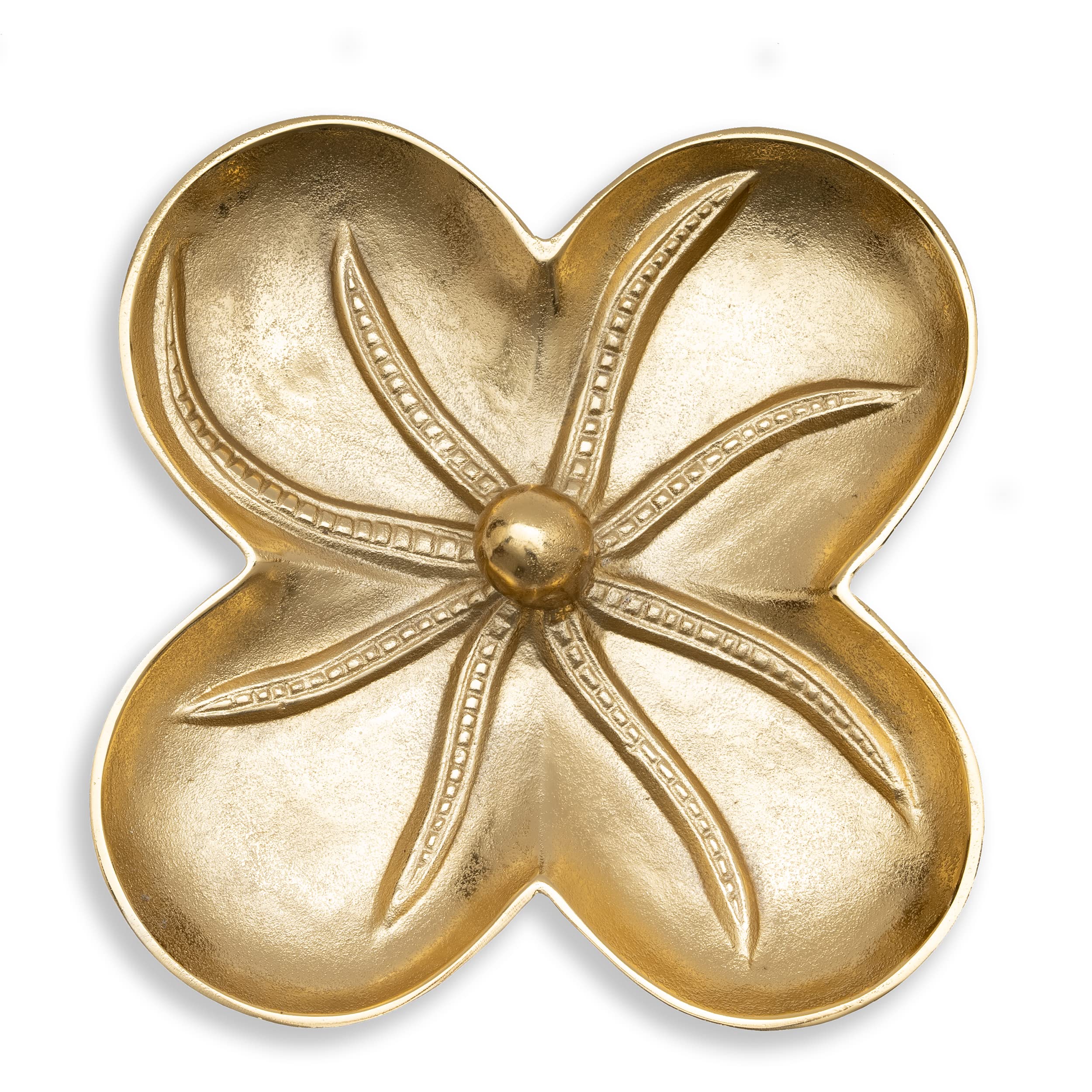 Gold Bronze Octopus Snack Bowl & Serving Tray 13.6"