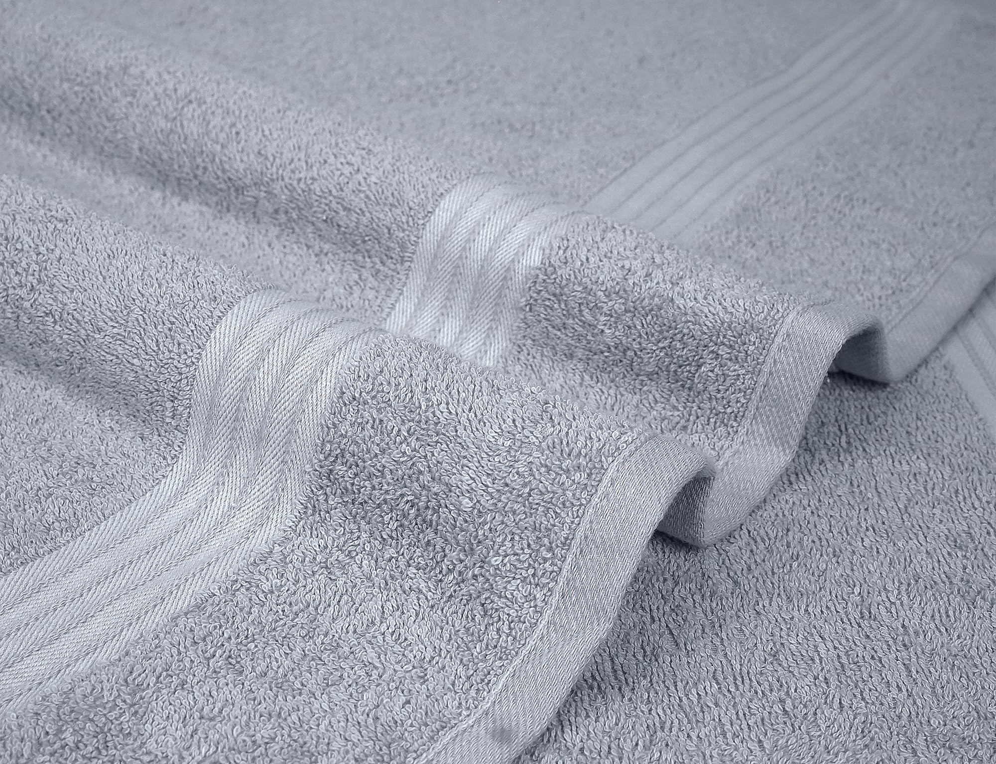 Textila 100% Cotton Extra Large Bath Towels - 30X60 (4-Pack, Gray) - Highly Absorbent, Super Soft, And Luxurious For Bathroom, P