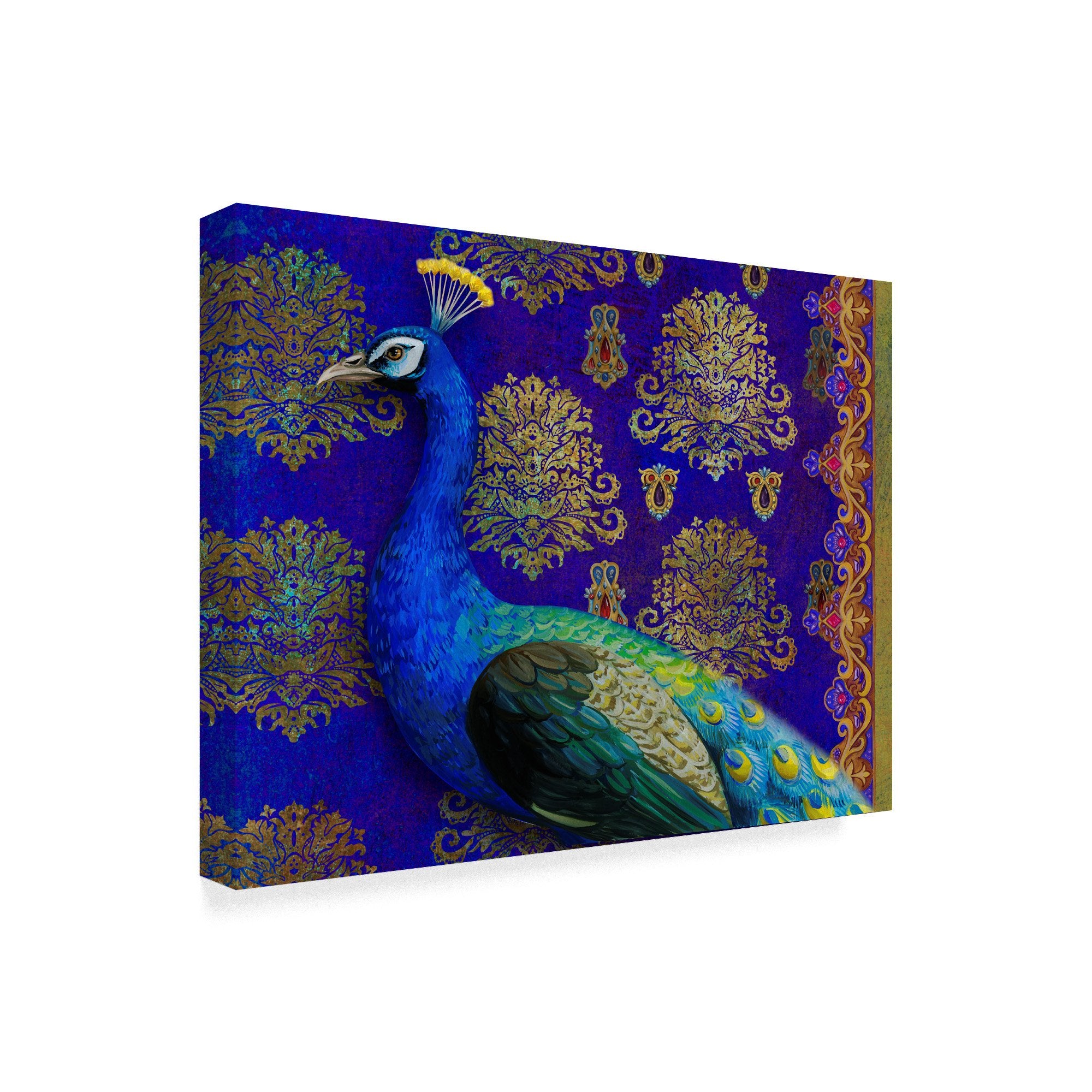 Indian Peacock By Maria Rytova, 24X32-Inch