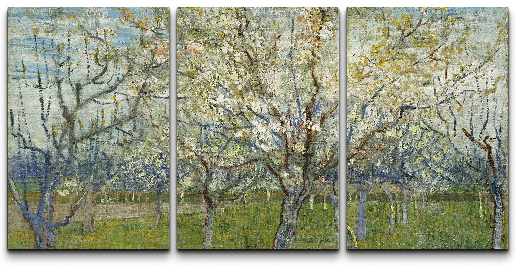 Wall26 Canvas Print Wall Art Set The Pink Orchard Vincent Van Gogh Classical Illustrations Fine Art Decorative Historic Vintage