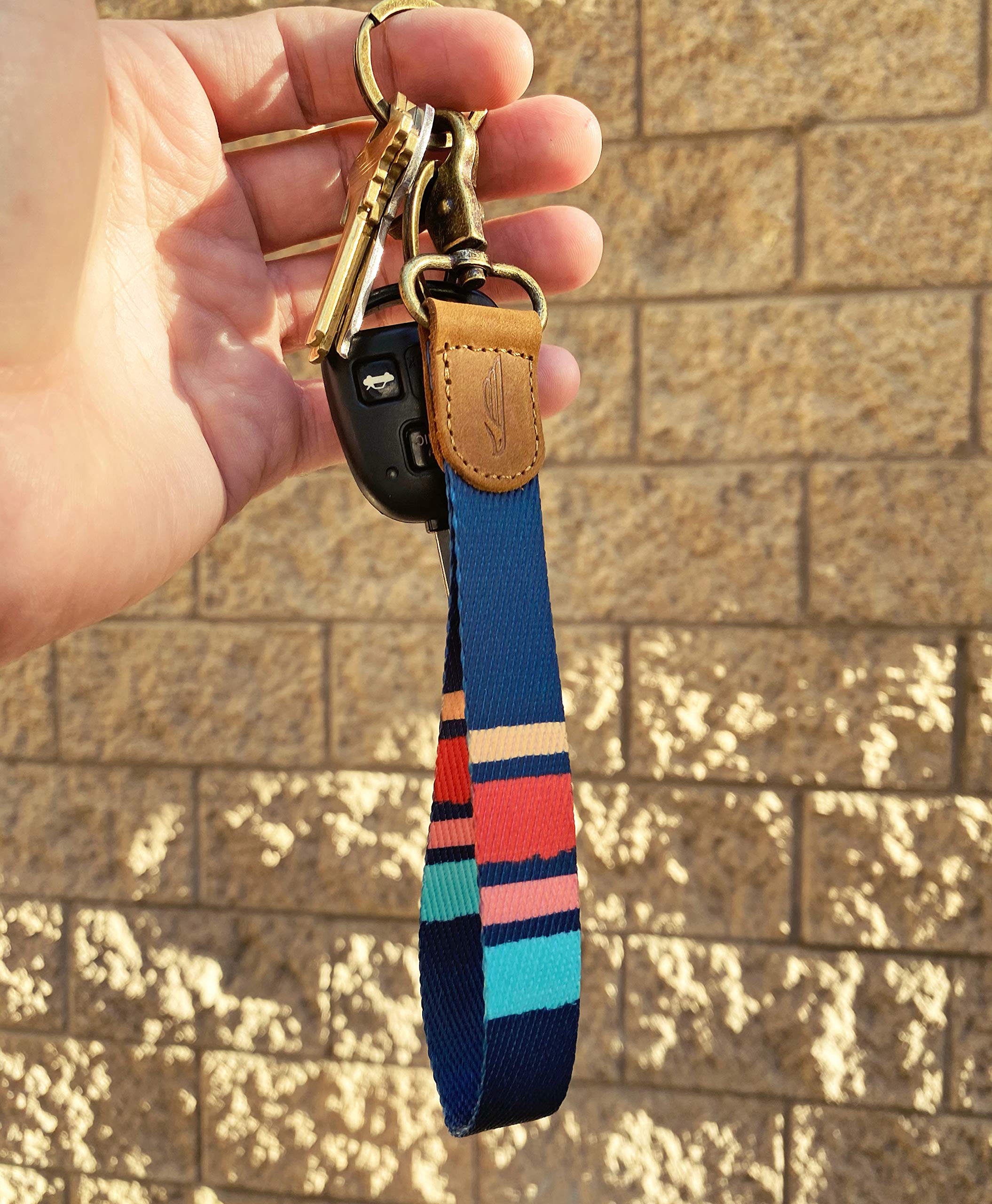 Pockt Lanyard For Keys Wristlet Strap Key Chain Holder For Men And Women - Cool Hand Wrist Lanyards For Keys And Wallets  Cali