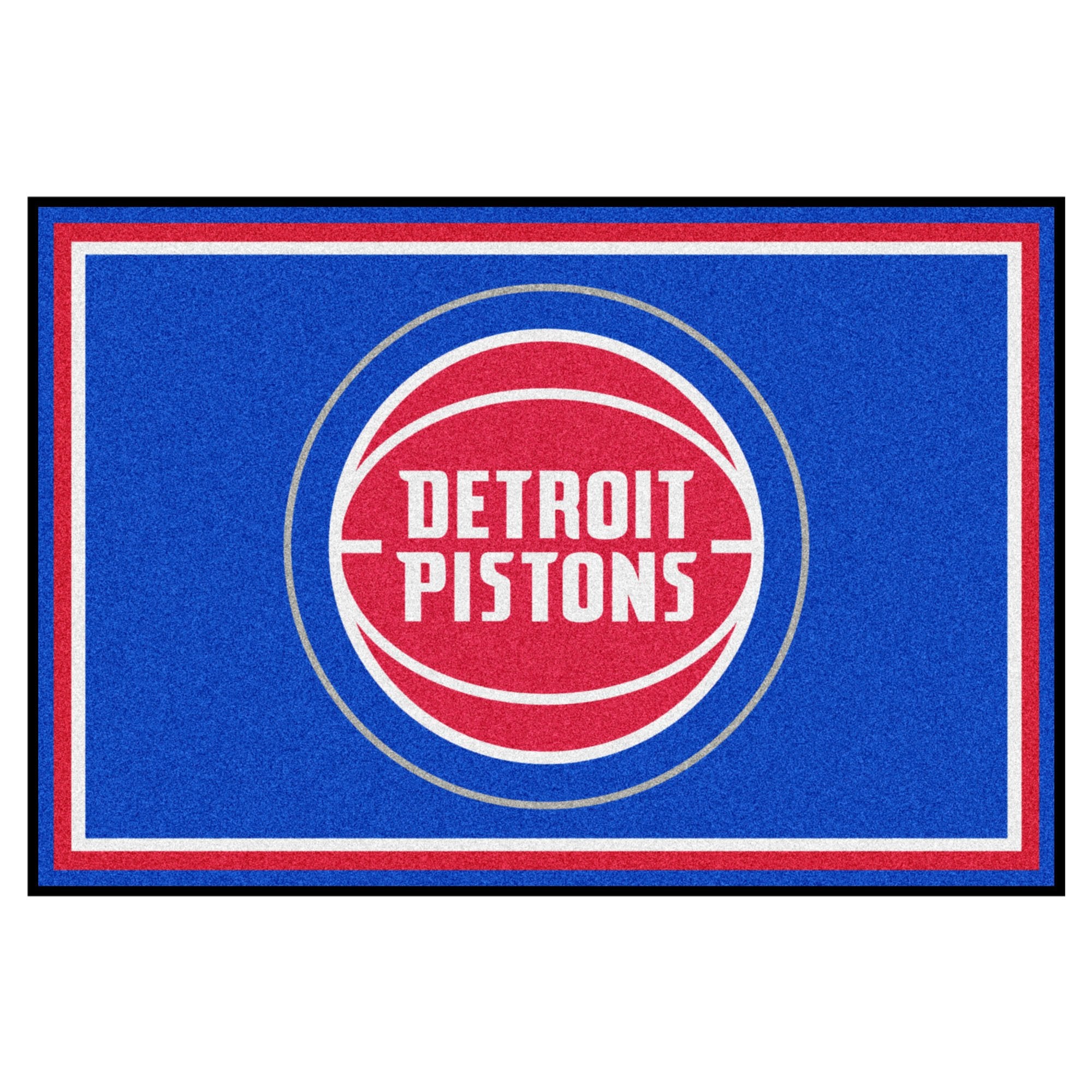 Fanmats NBA - Detroit Pistons 5 x 8 Rug