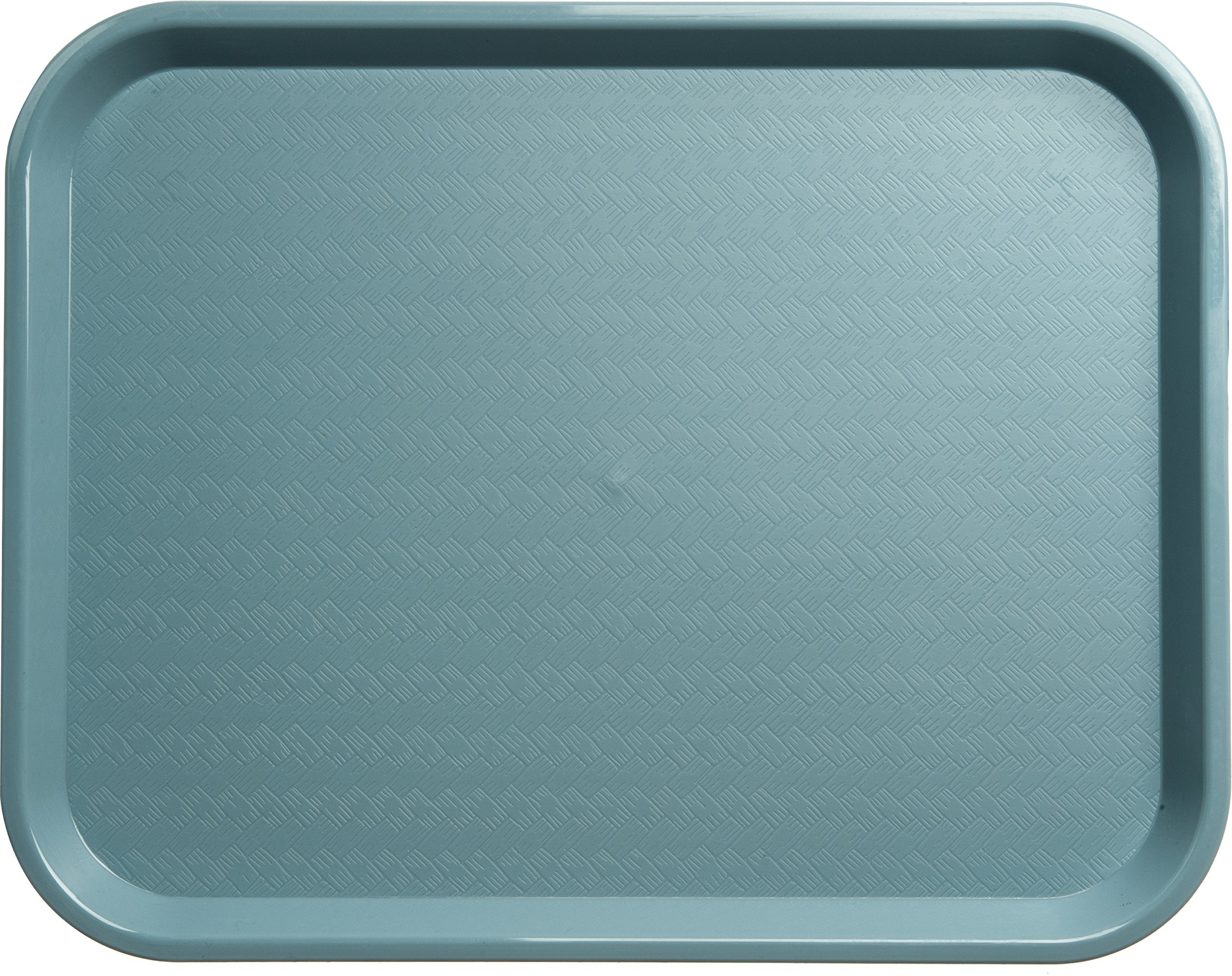 Carlisle FoodService Products Cafe Plastic Fast Food Tray, 14 x 18, Slate, (Pack of 12)