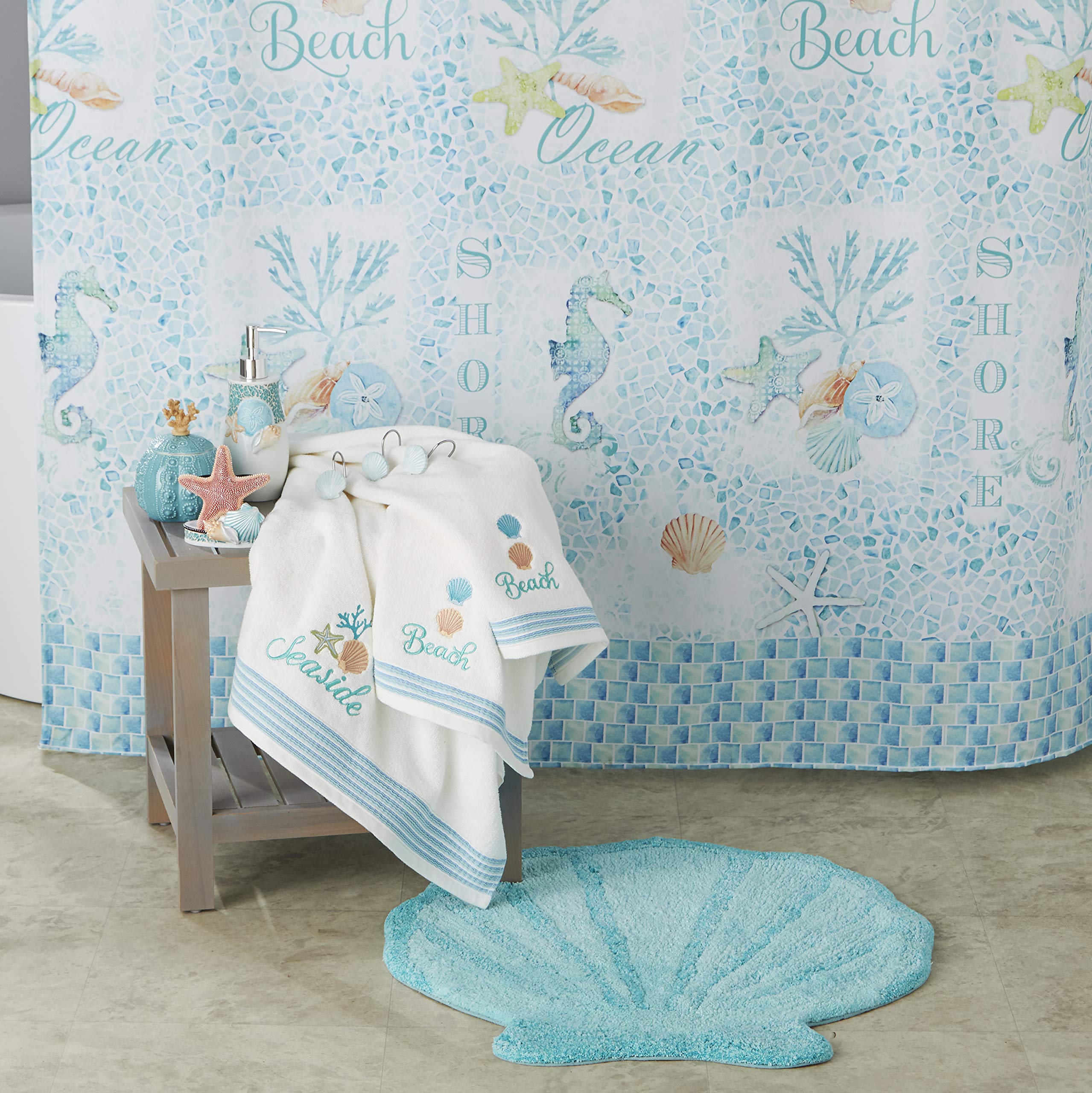 Skl Home By Saturday Knight Ltd. South Seas 2-Piece Hand Towel Set, White