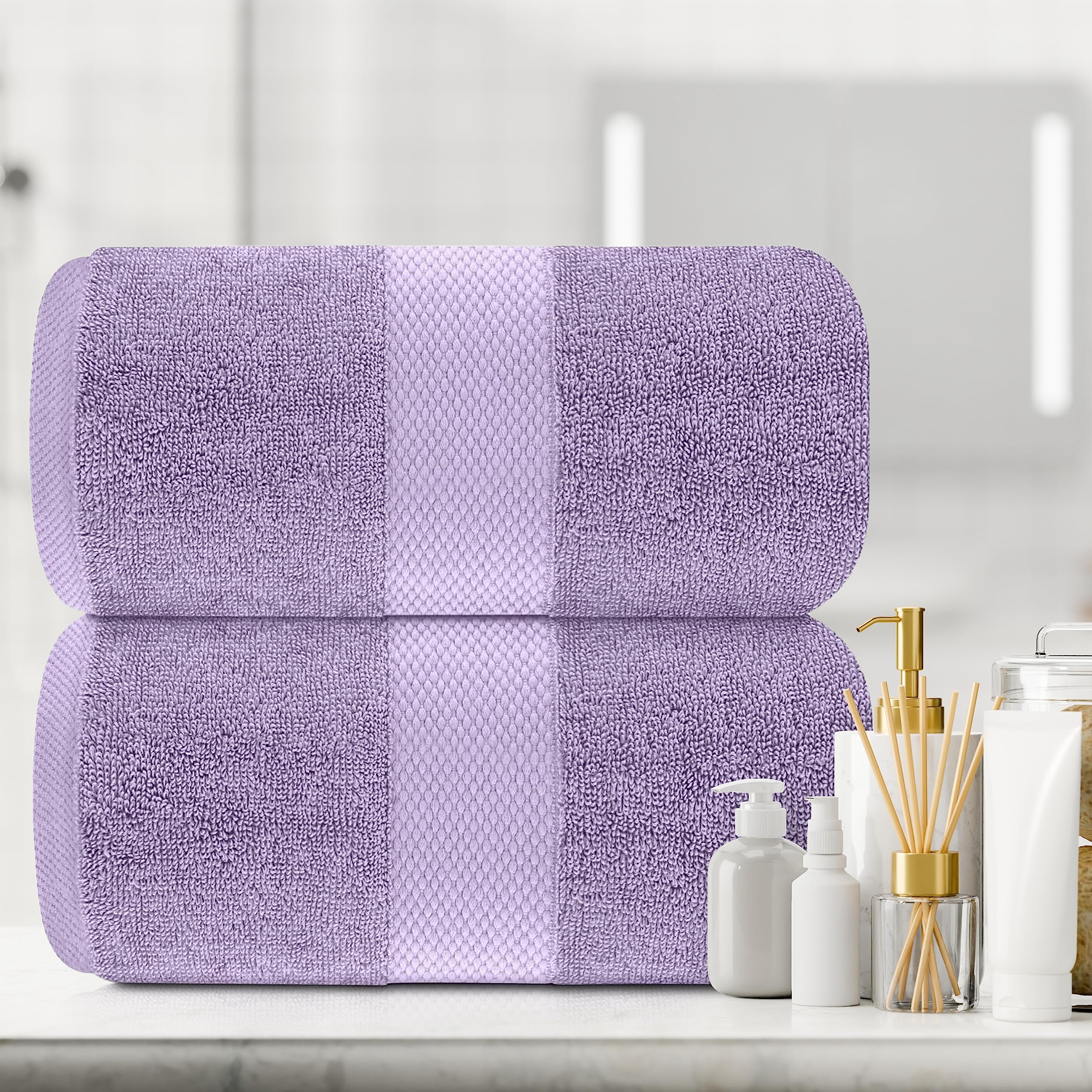 White Classic Luxury Soft Bath Sheet Towels - 650 Gsm Cotton Luxury Bath Towels Extra Large 35X70 | Highly Absorbent And Quick D