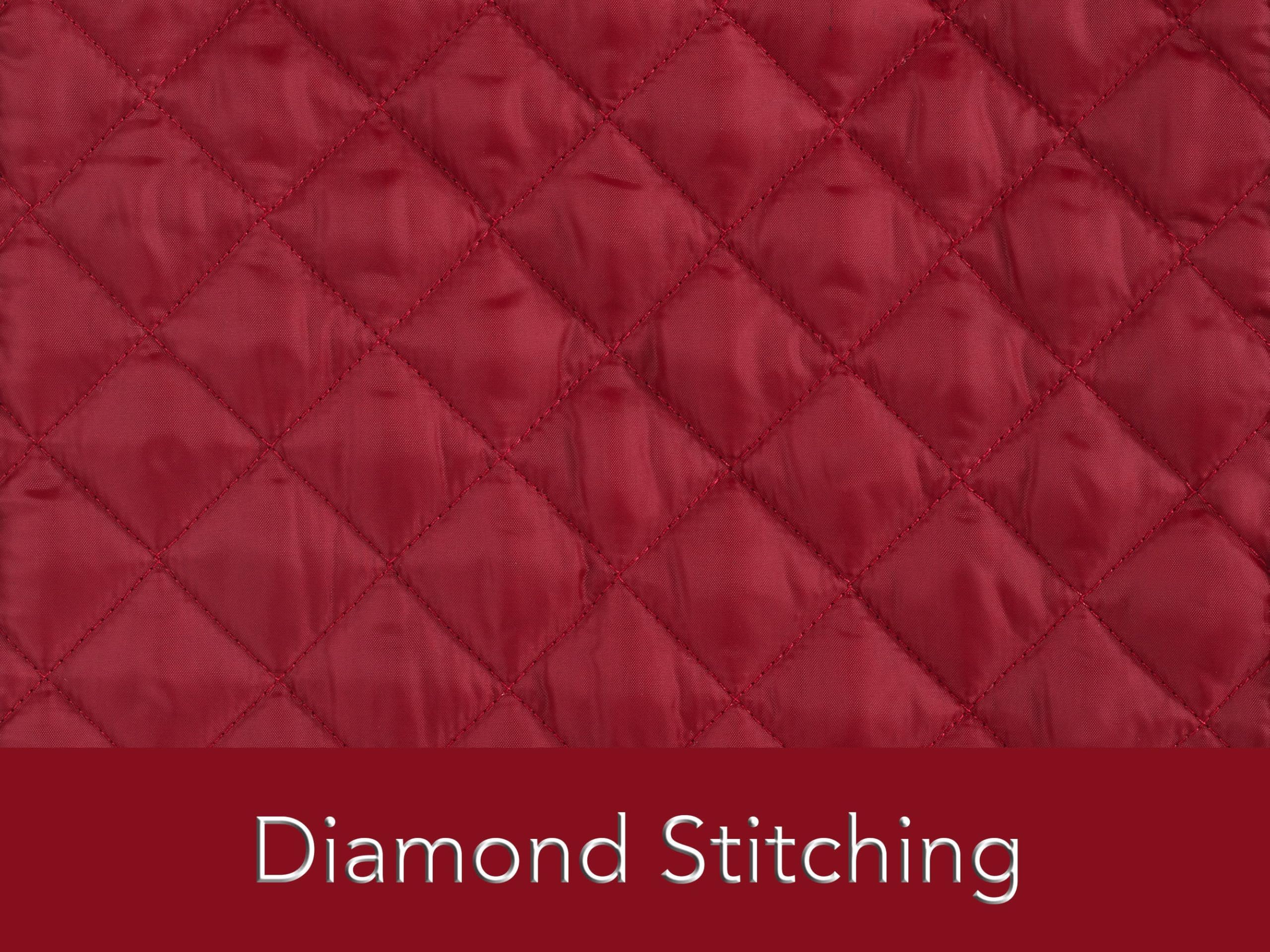 Covermates Keepsakes - Toaster Cover - Dust Protection - Stain Resistant - Washable - Appliance Cover, Red