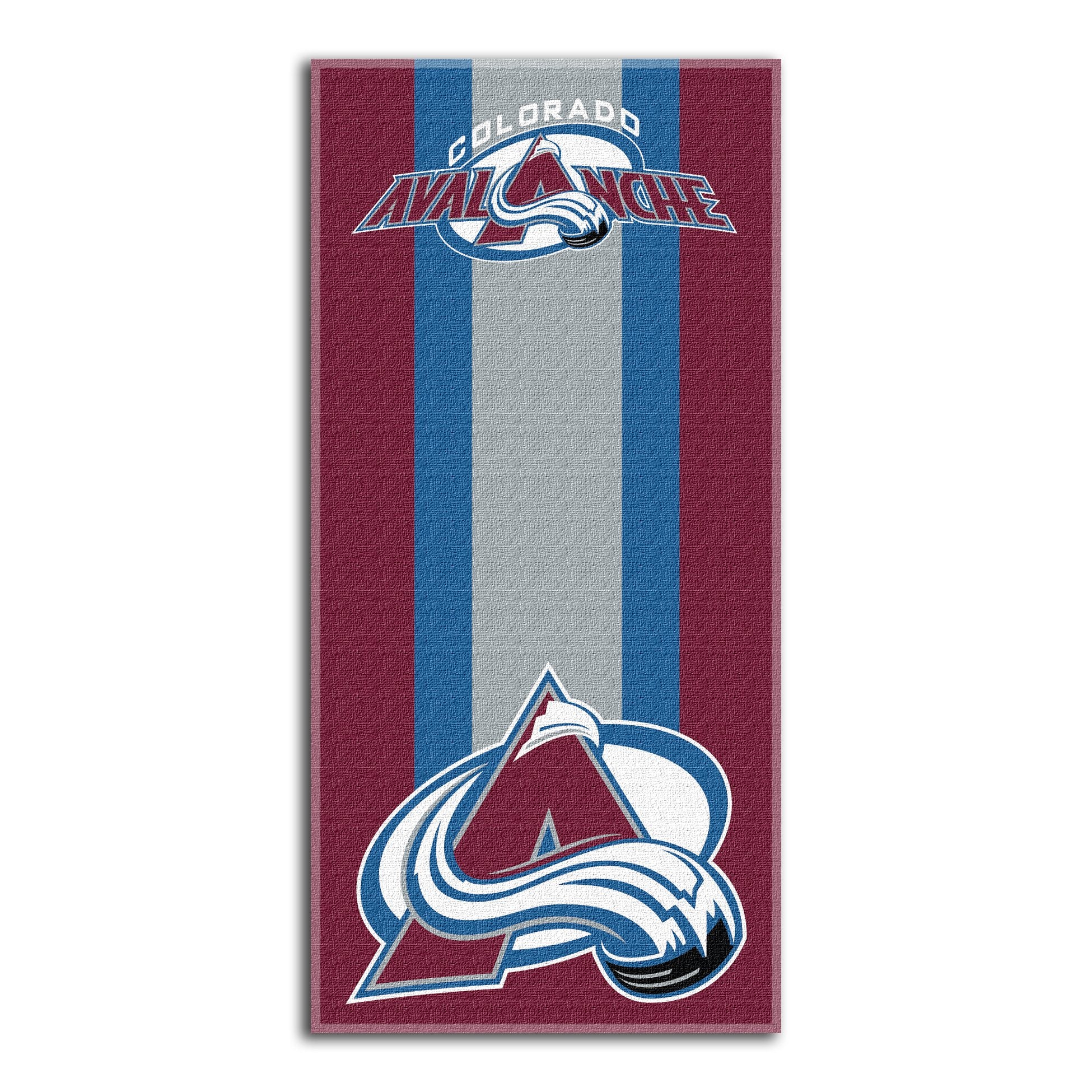 The Northwest Company Nhl Colorado Avalanche Beach Towel, 30'' X 60'', Zone Read