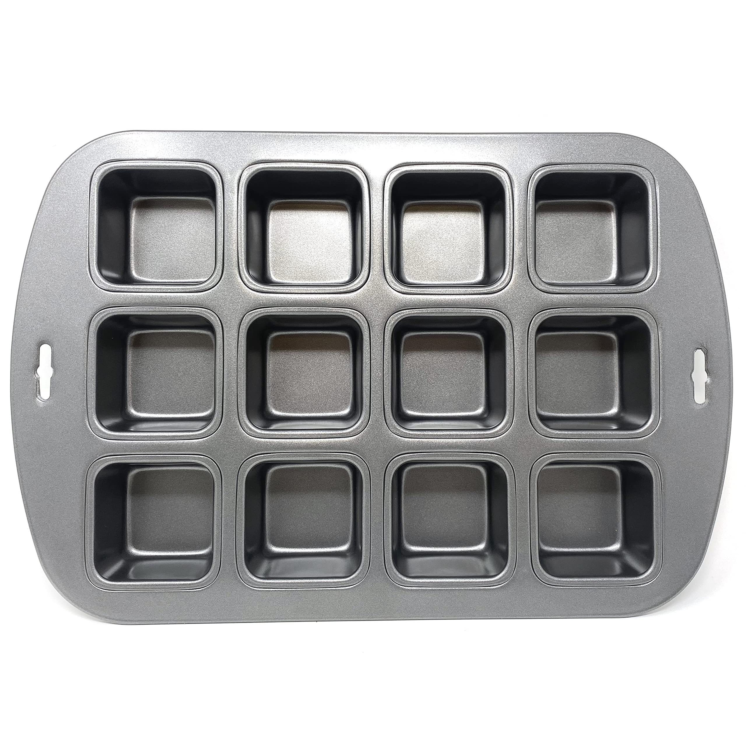 Norpro Nonstick 12-Cavity Linking Brownie Muffin Cupcake Cake Pan, Squares