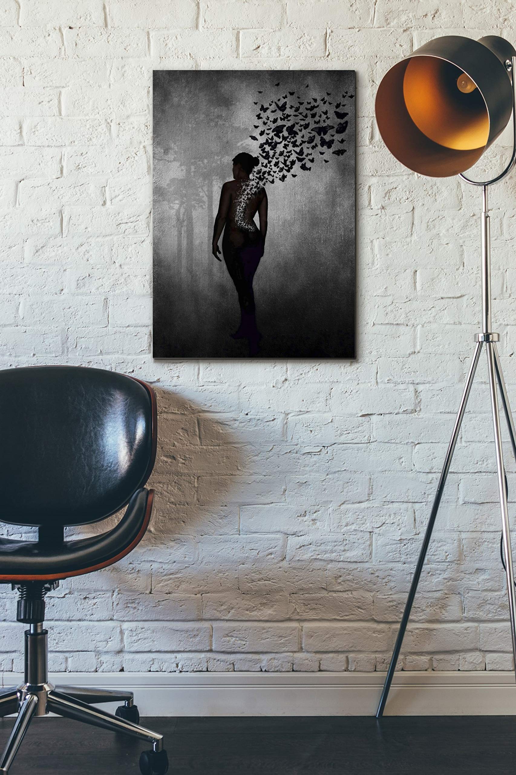 Cortesi Home 'The Butterfly Transformation' By Nicklas Gustafsson, Canvas Wall Art, 18''X26''