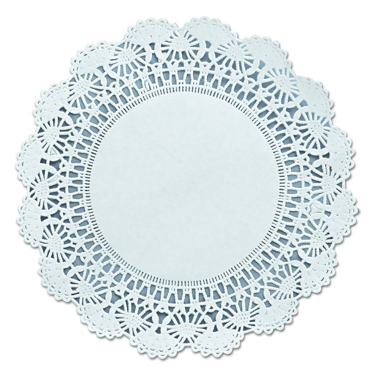 Hoffmaster Cambridge Lace Doilies, Round, 8'', White, 1,000/Carton