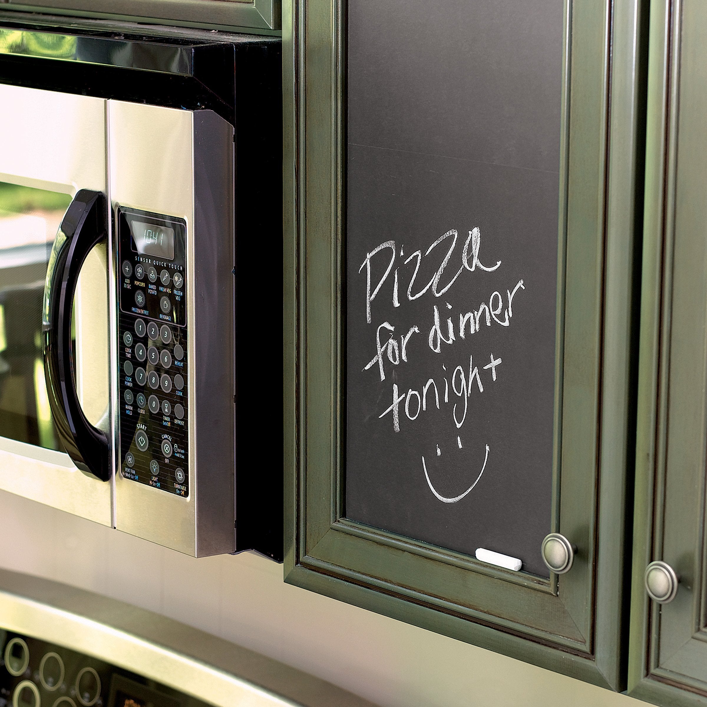 Wallies Peel And Stick Slate Gray Chalkboard Wall Decal, Set Of 2