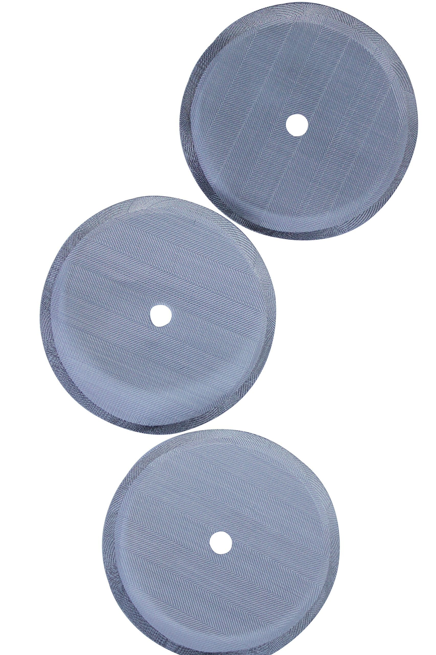 Mira Stainless Steel French Press Filters, Set Of 3, Fits Most 20 Oz French Presses