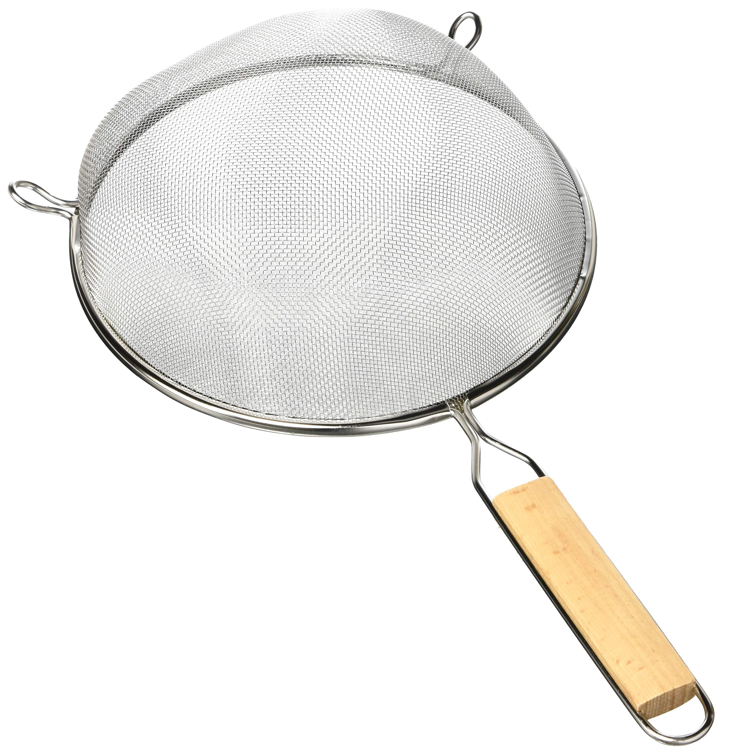 Imusa Usa Wood Stainless Steel Strainer Handle 8-Inch