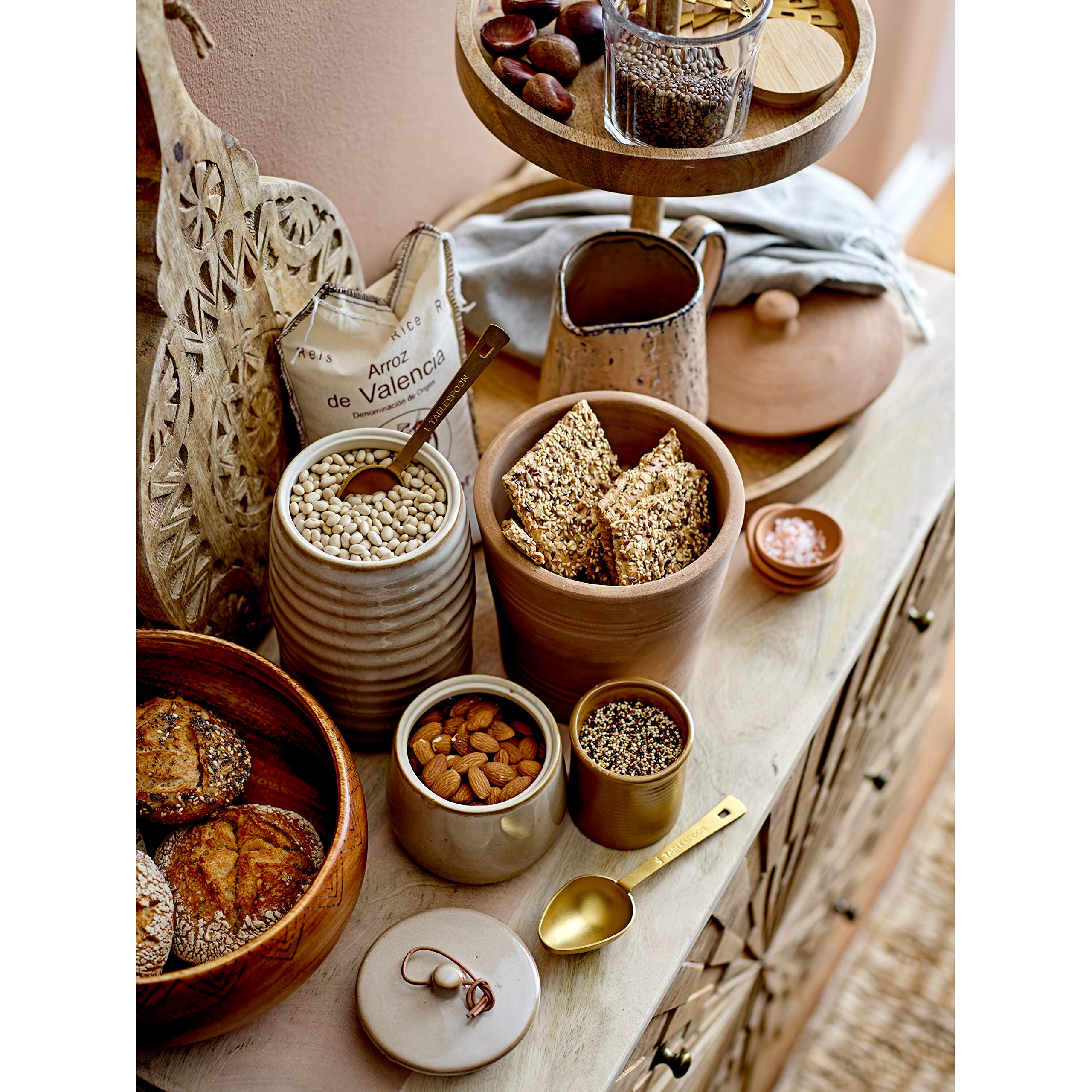 Bloomingville Gold Stainless Steel (Set Of 6) Measuring Spoons