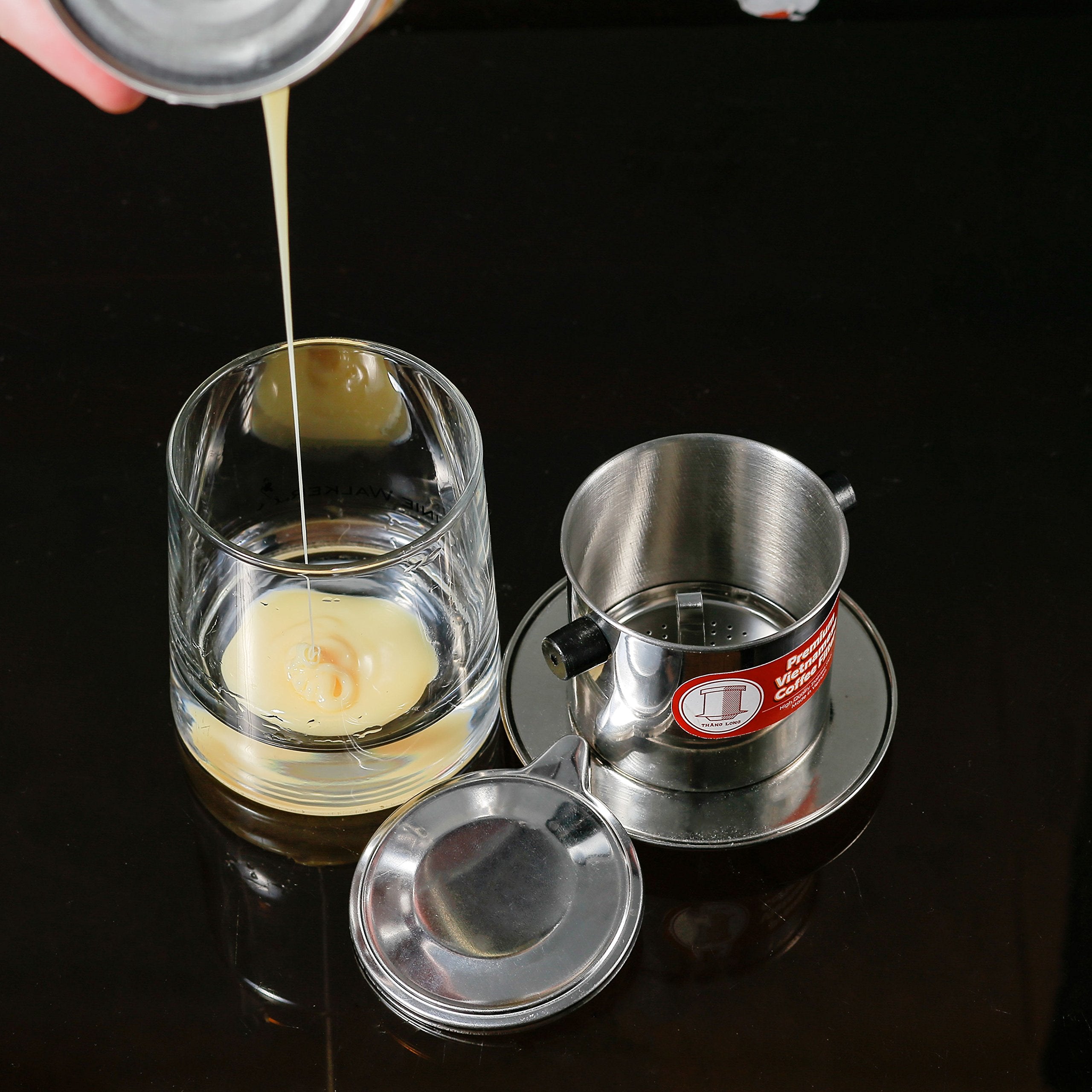 Set Of 3 Vietnamese Traditional Coffee Phin Filter, Hot Or Iced 6 Ounce