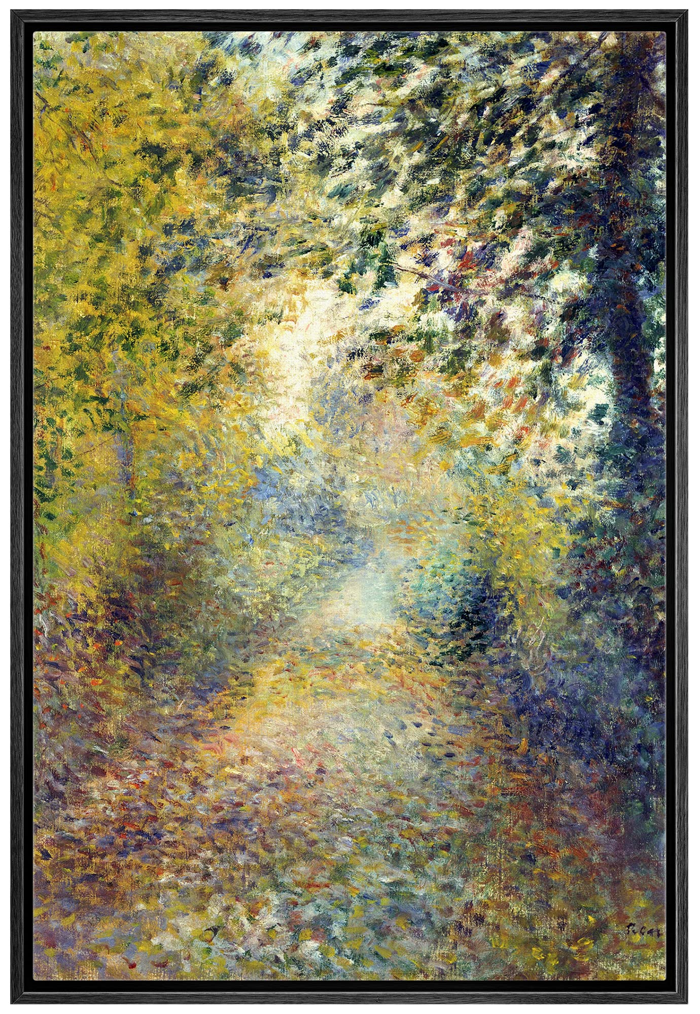 Wall26 Framed Canvas Print Wall Art The Wood By Pierre Renoir People Historic Illustrations Fine Art Traditional Scenic Colorful